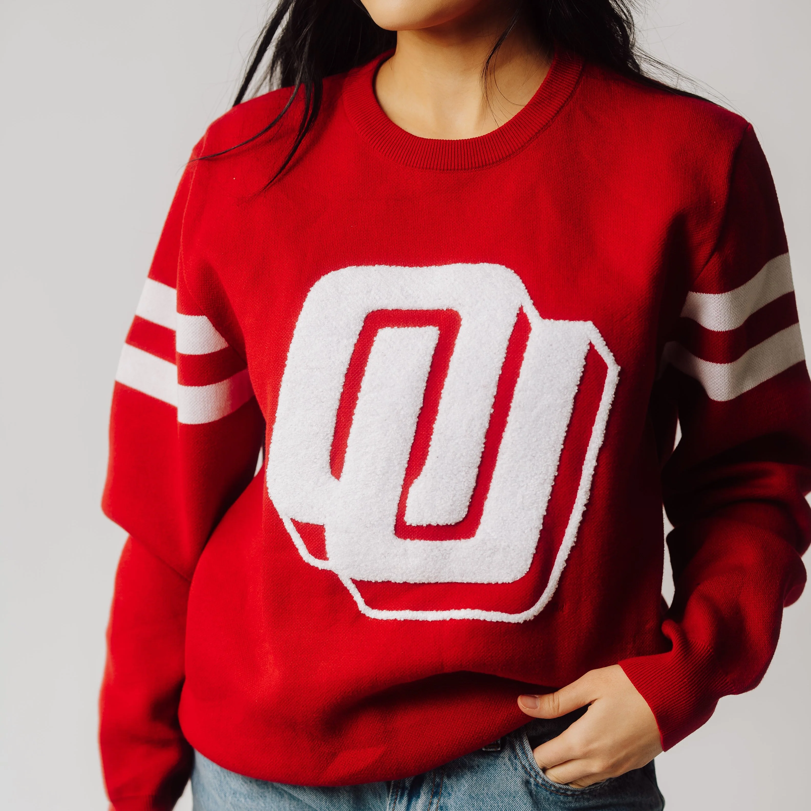 Oklahoma Sooners "Disco" OU Knit Sweater - Image 3