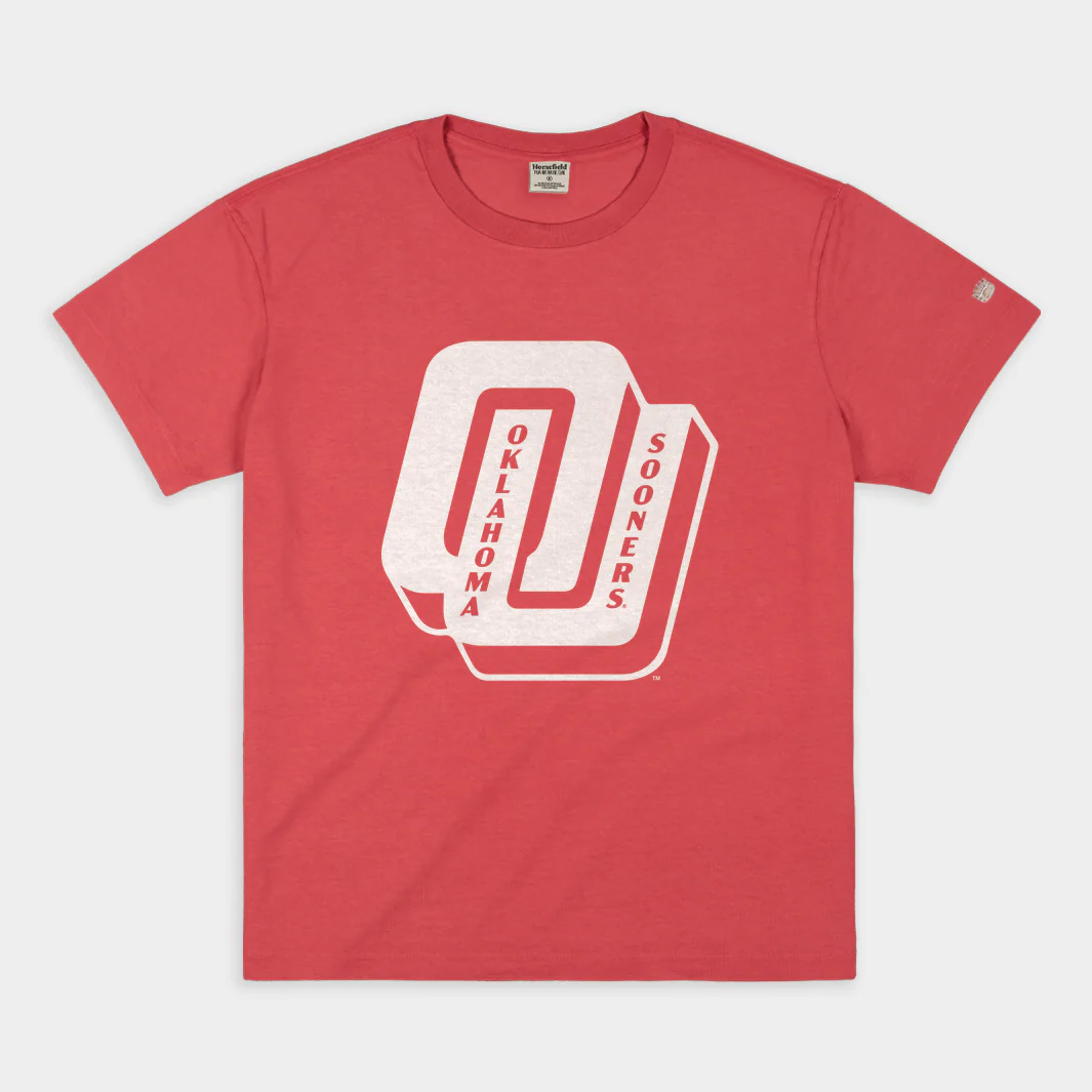 Oklahoma Sooners Retro Disco OU Vintage Heavyweight Tee