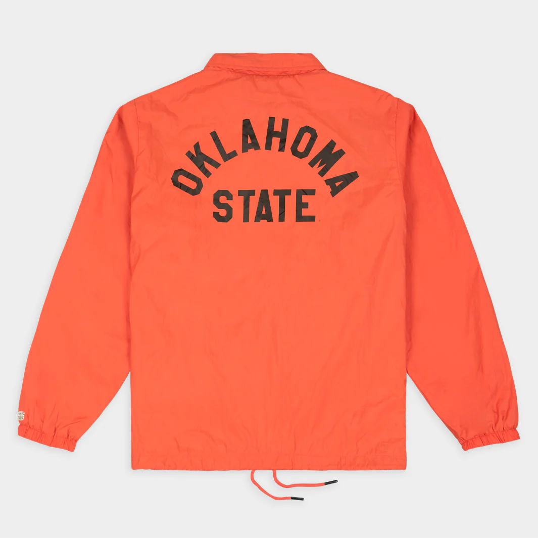 Oklahoma State Cowboys Retro Logo Coaches Jacket - Image 2