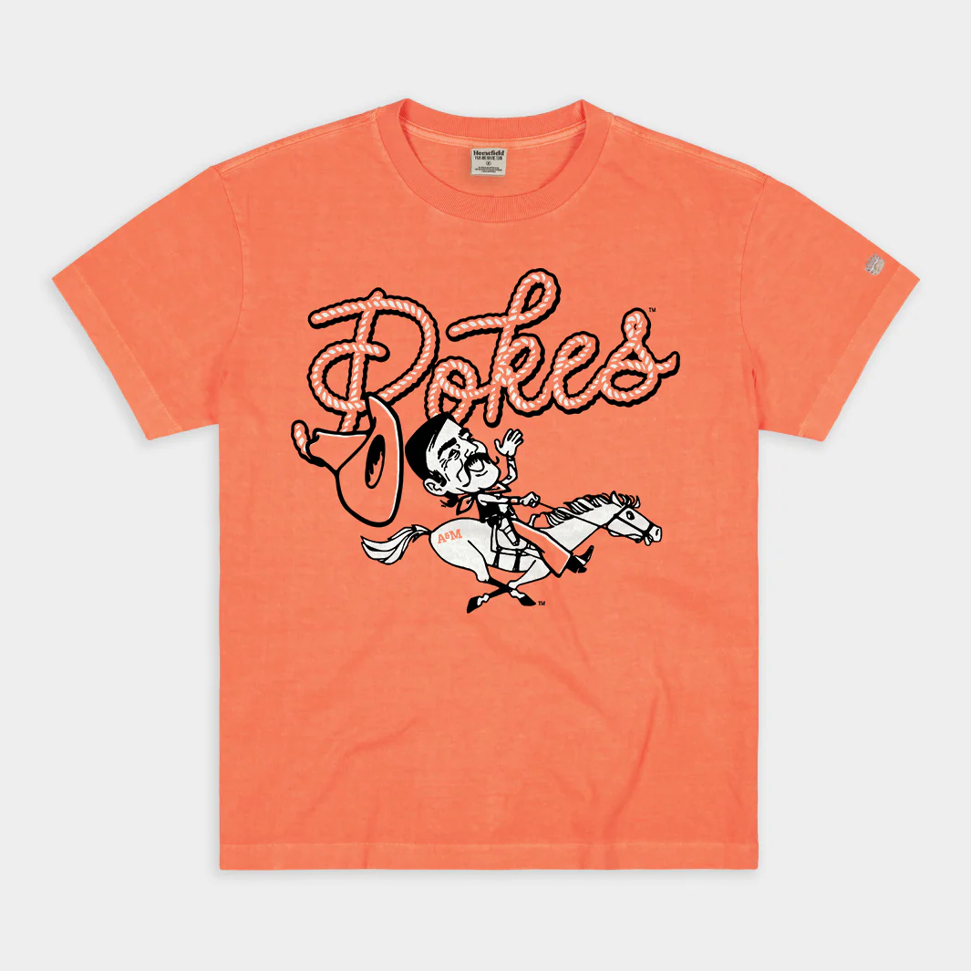 Oklahoma State "Pokes" Vintage Logo Heavyweight Tee