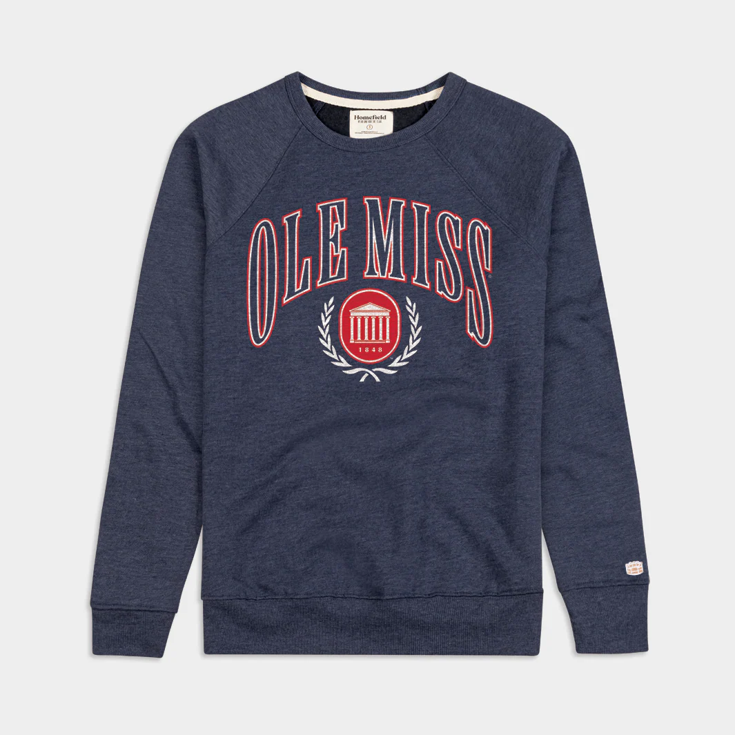 Ole Miss Collegiate Retro Crewneck