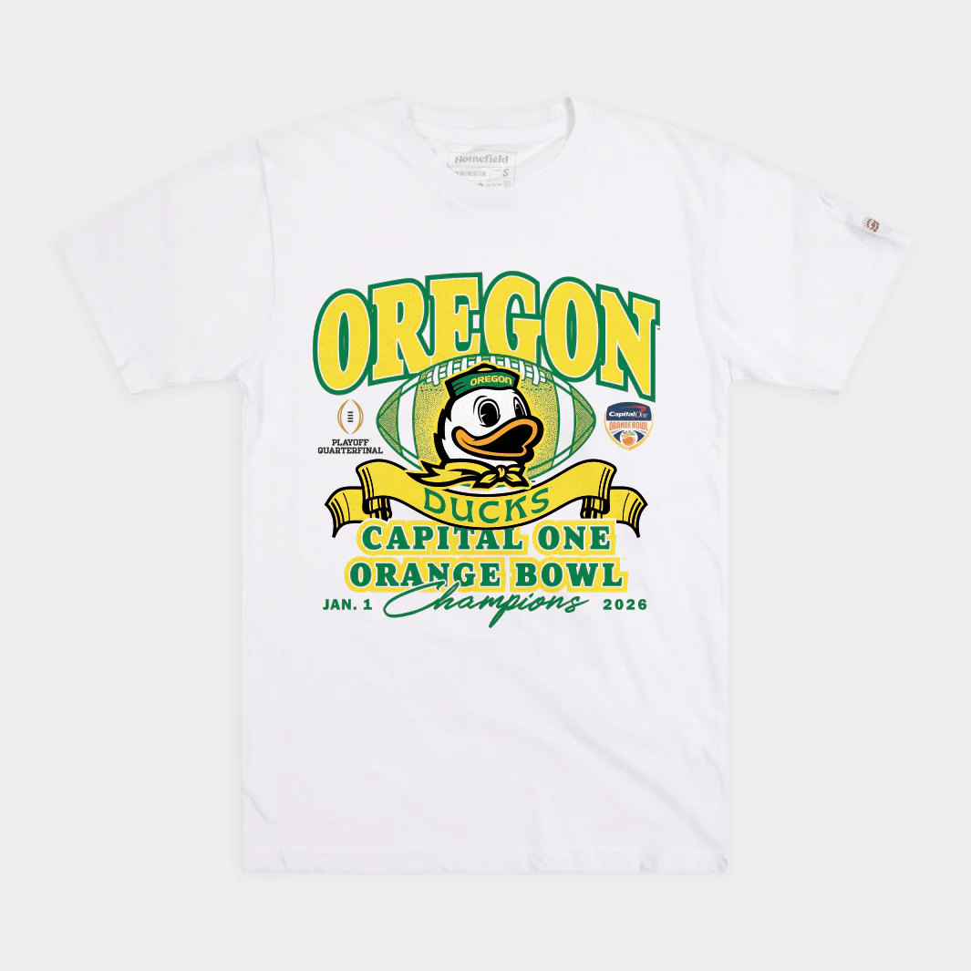 Oregon Ducks 2026 Orange Bowl Champs Tee