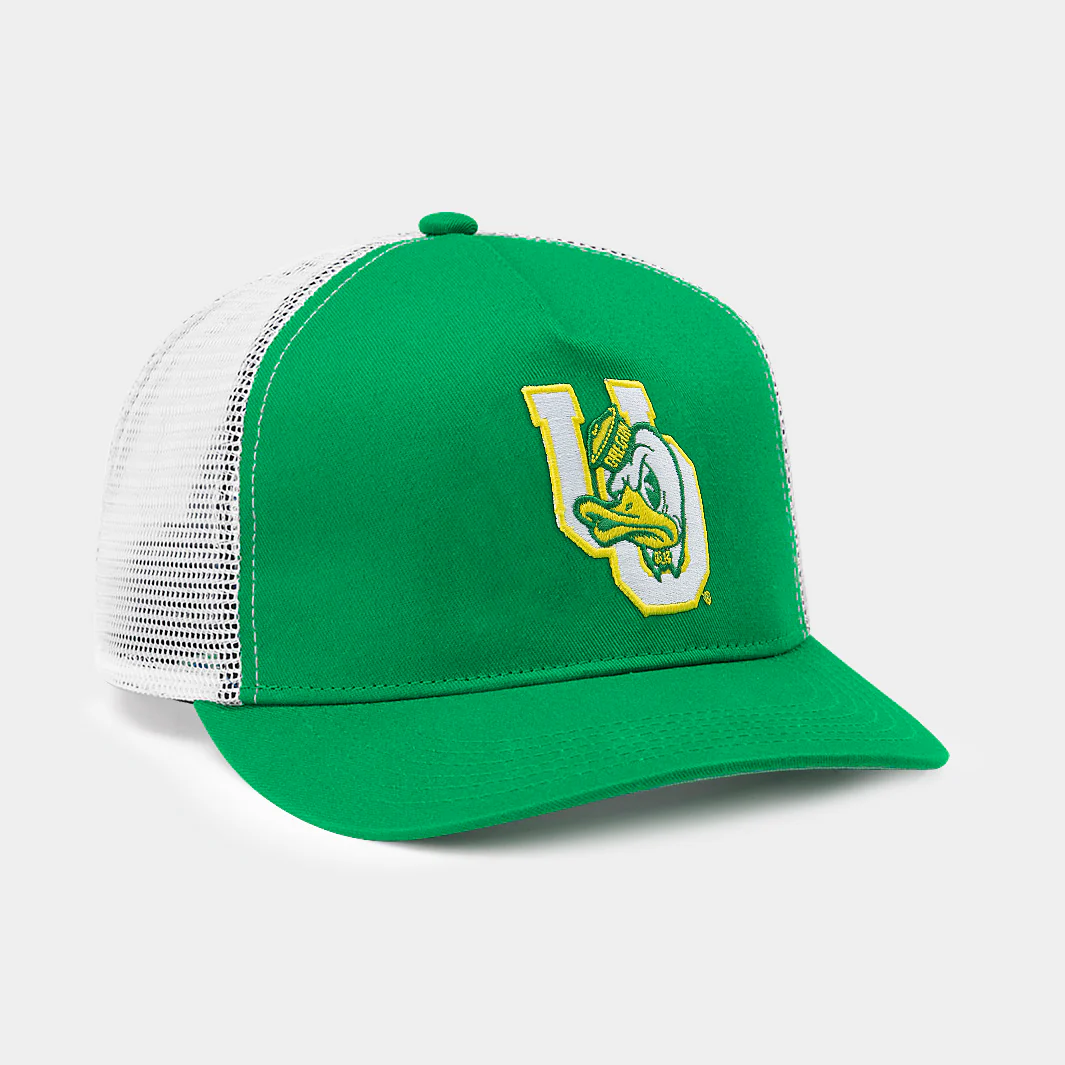 Oregon Ducks Retro Logo Trucker Hat - Image 2