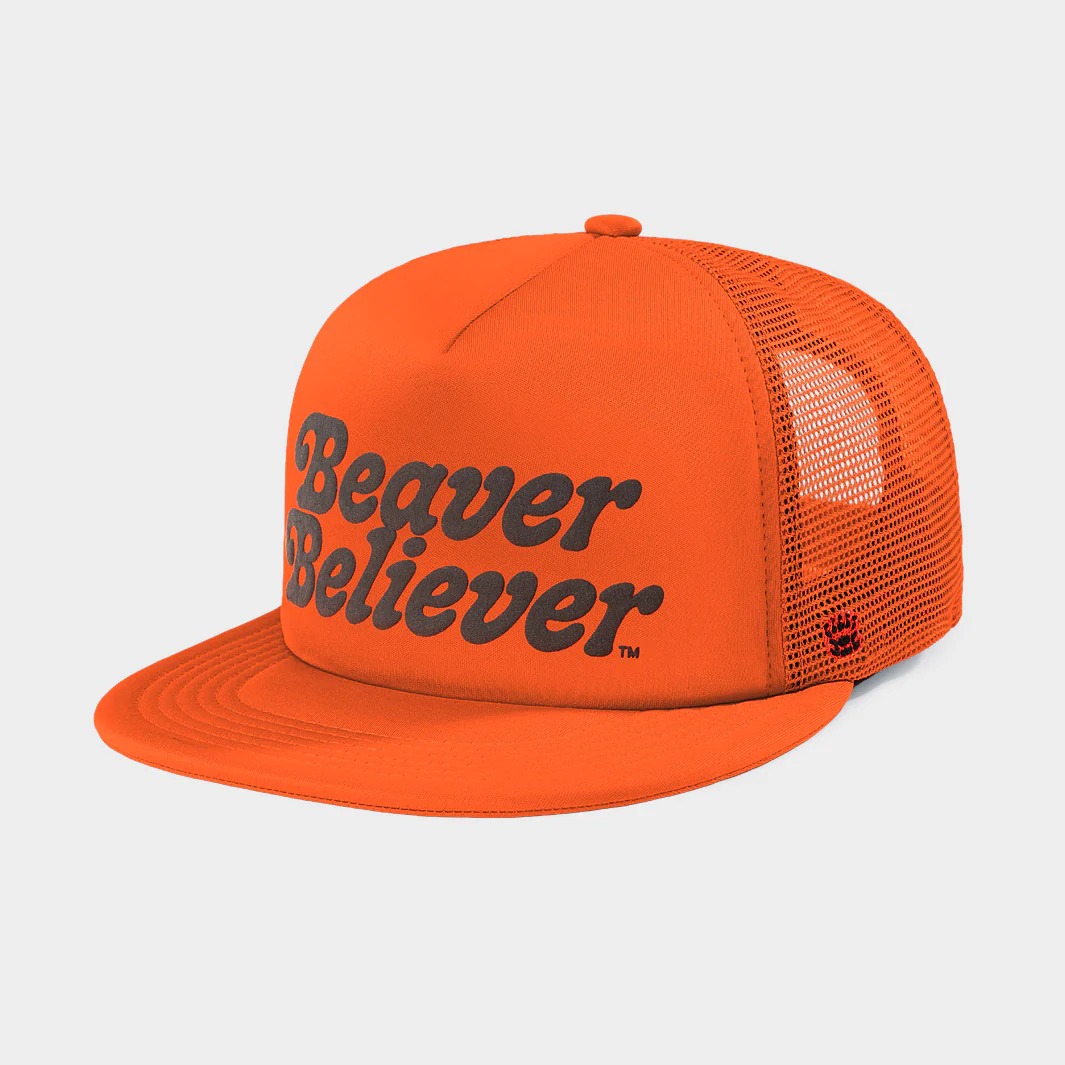 Oregon State "Beaver Believer" Puff Ink Trucker Hat