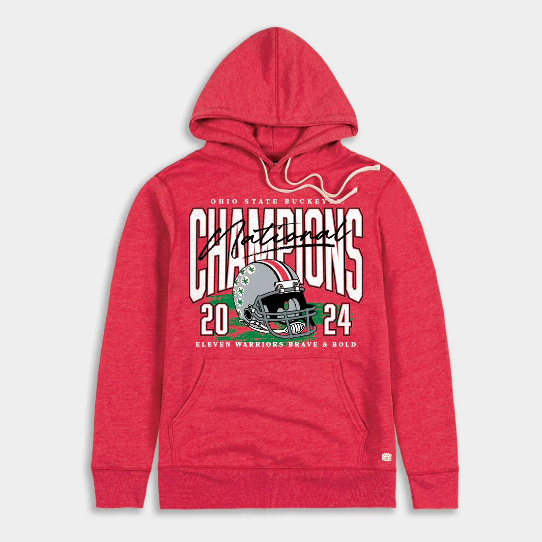 OSU Buckeyes "Brave and Bold" 2024 National Champs Hoodie
