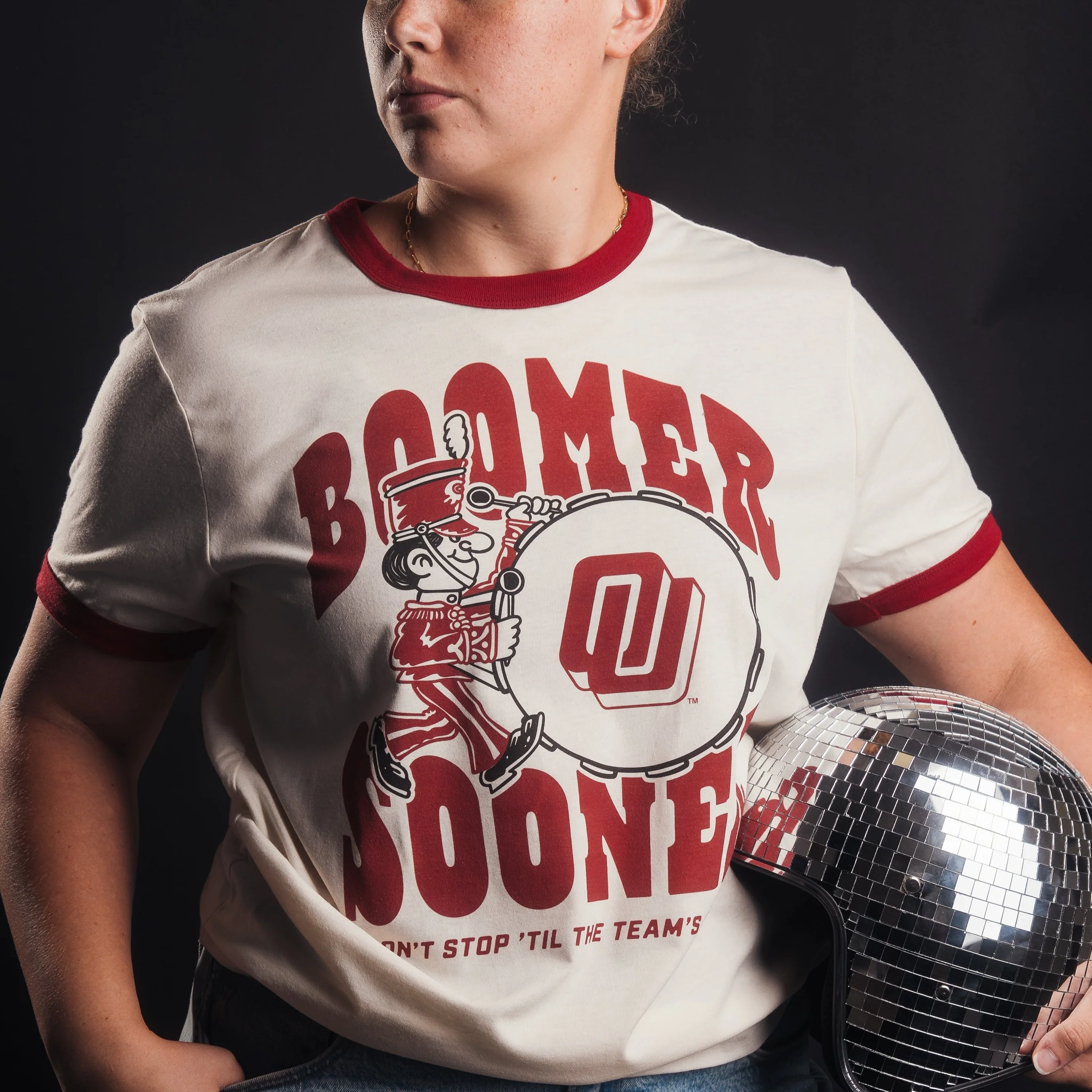 OU 1983 "The Day The Pride Won" Ringer Tee - Image 2