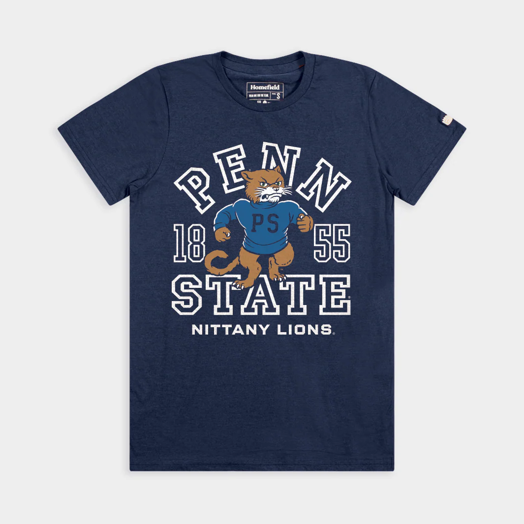 Penn State 1960s Cartoon Mascot Retro Tee
