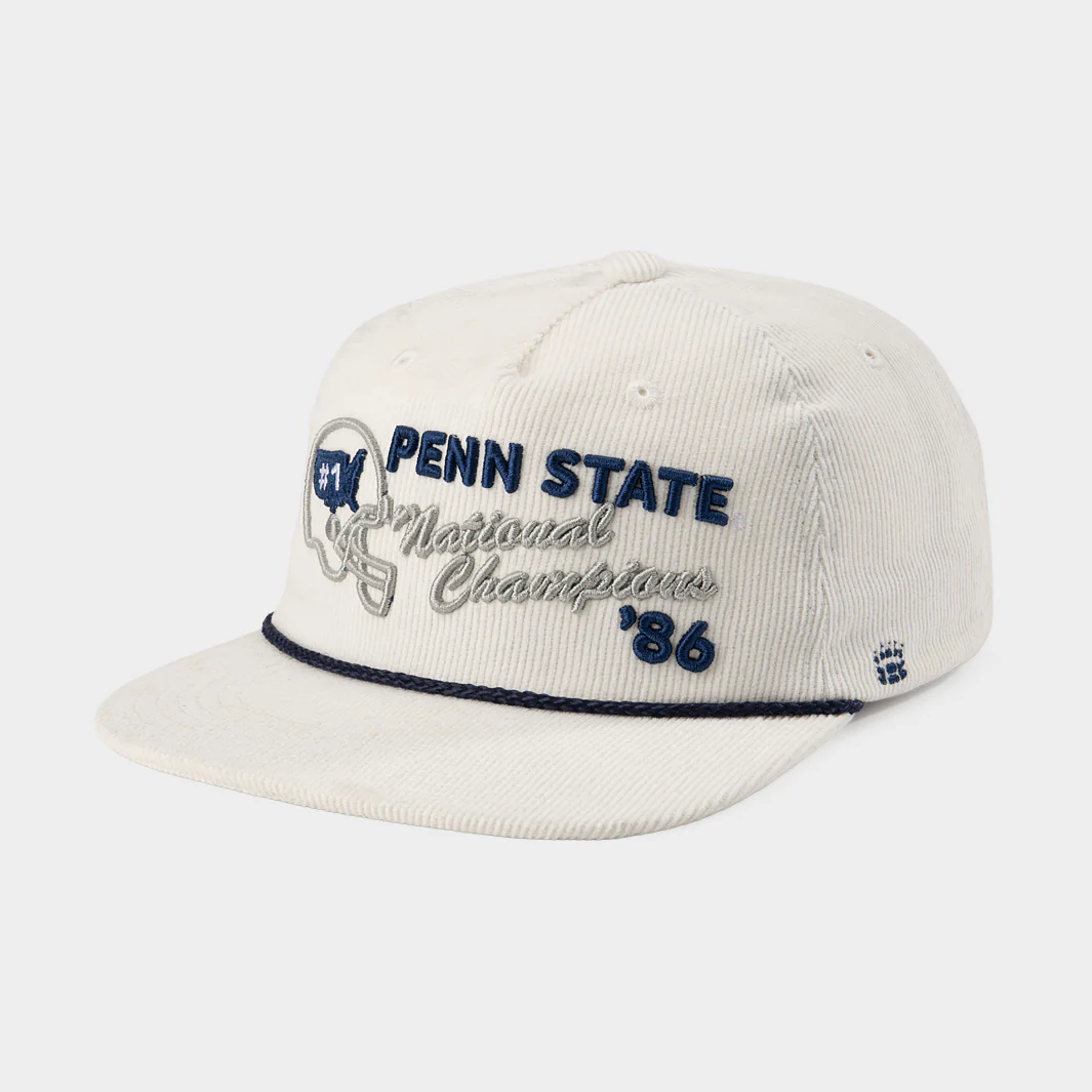 Penn State Football 1986 National Champs Corduroy Hat