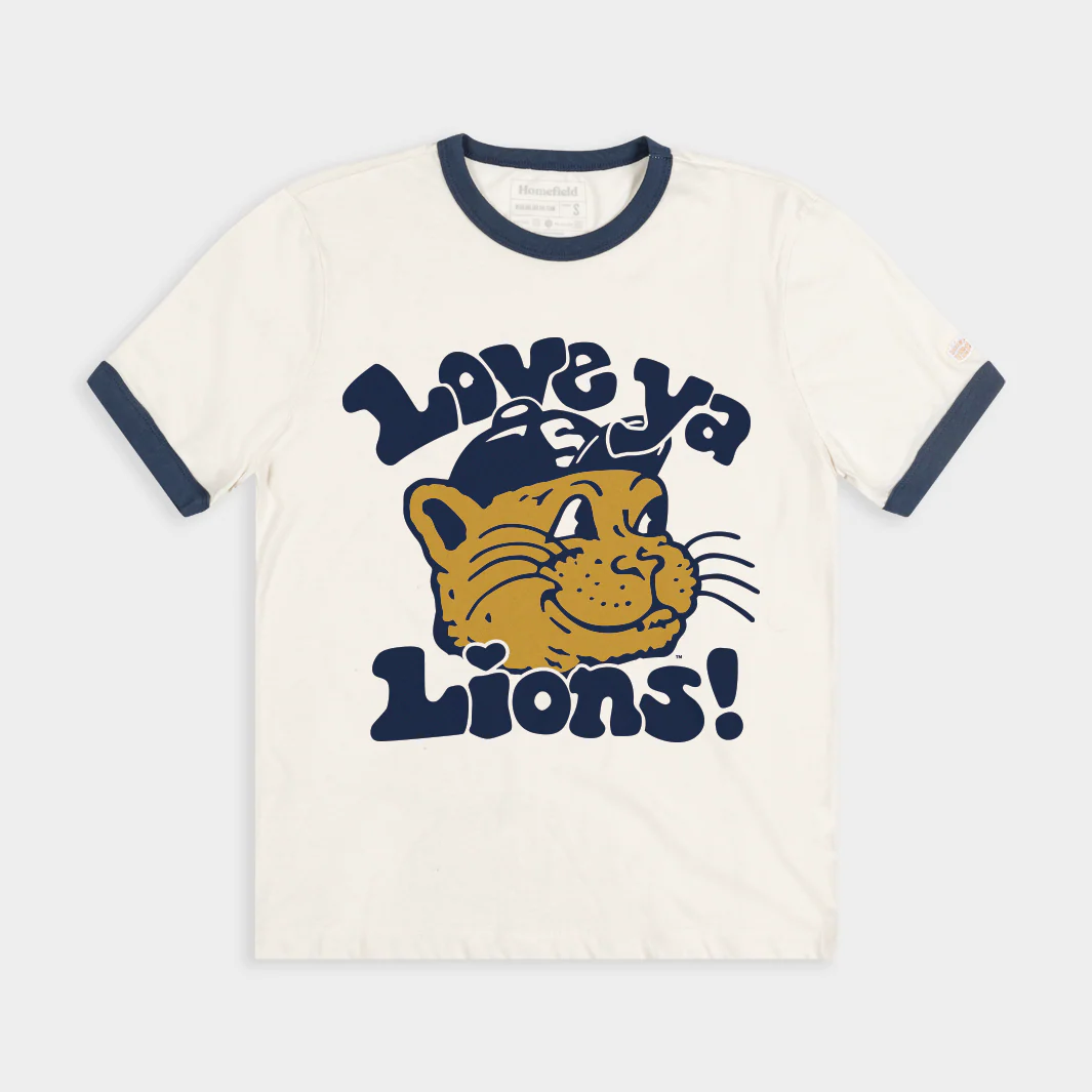 Penn State "Love Ya Lions!" Retro Ringer Tee