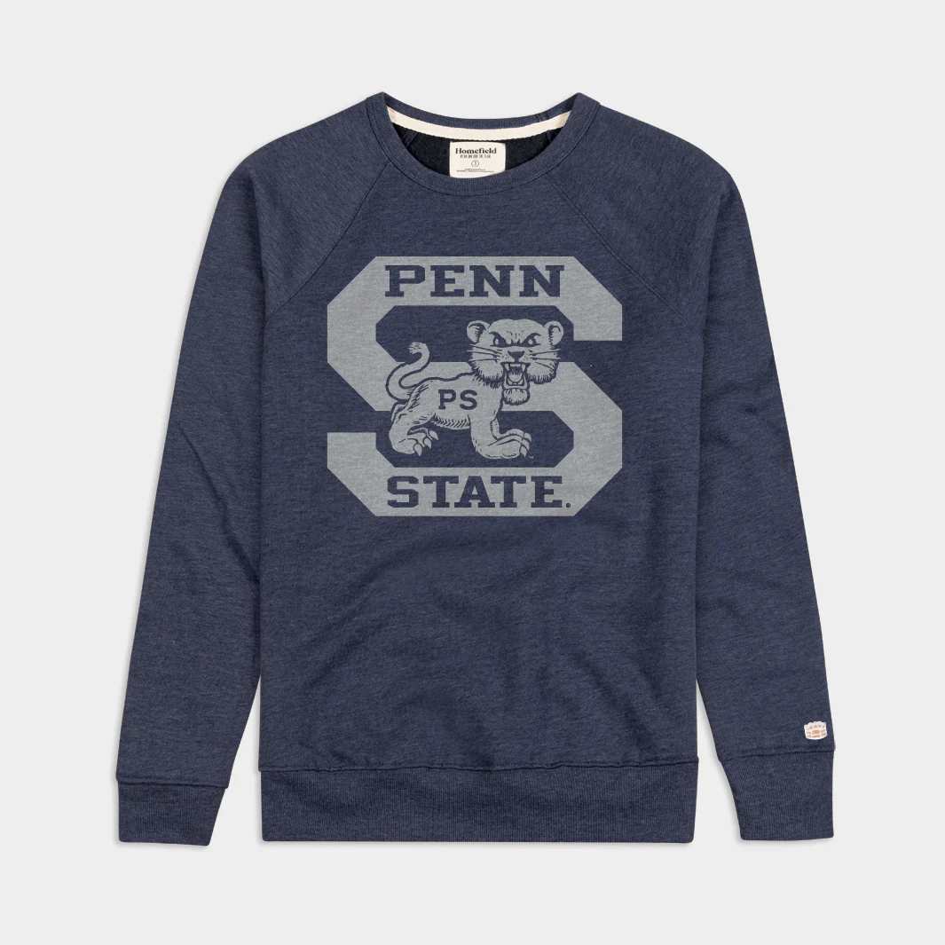 Penn State Midcentury Logo Varsity Crewneck