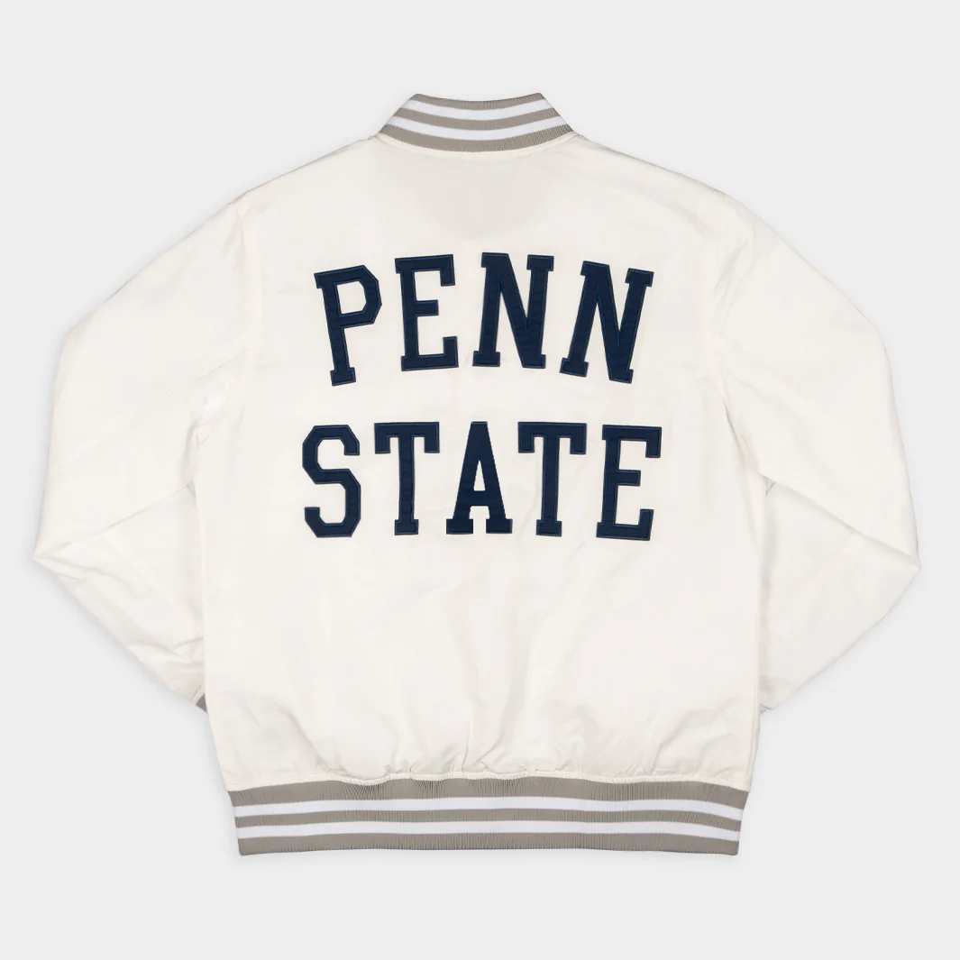 Penn State Nittany Lions White Out Bomber Jacket - Image 2