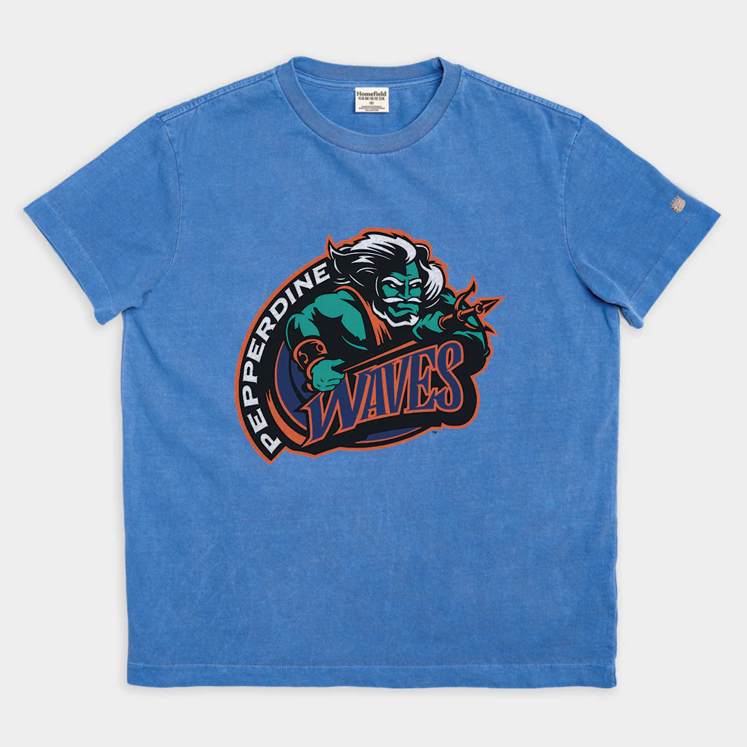 Pepperdine Waves 1997 Logo Vintage Heavyweight Tee