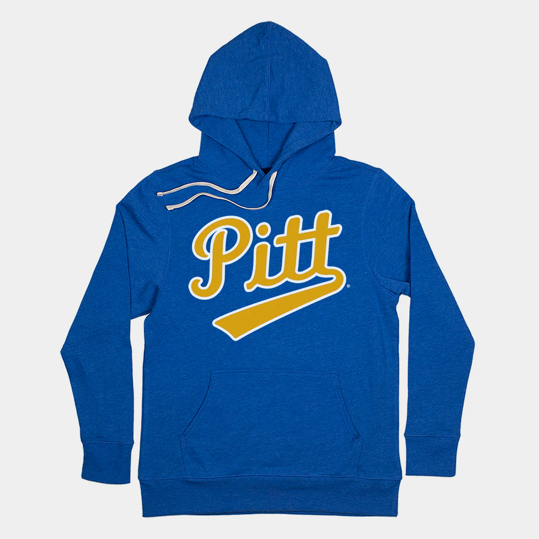 Pitt Baseball Script Hoodie