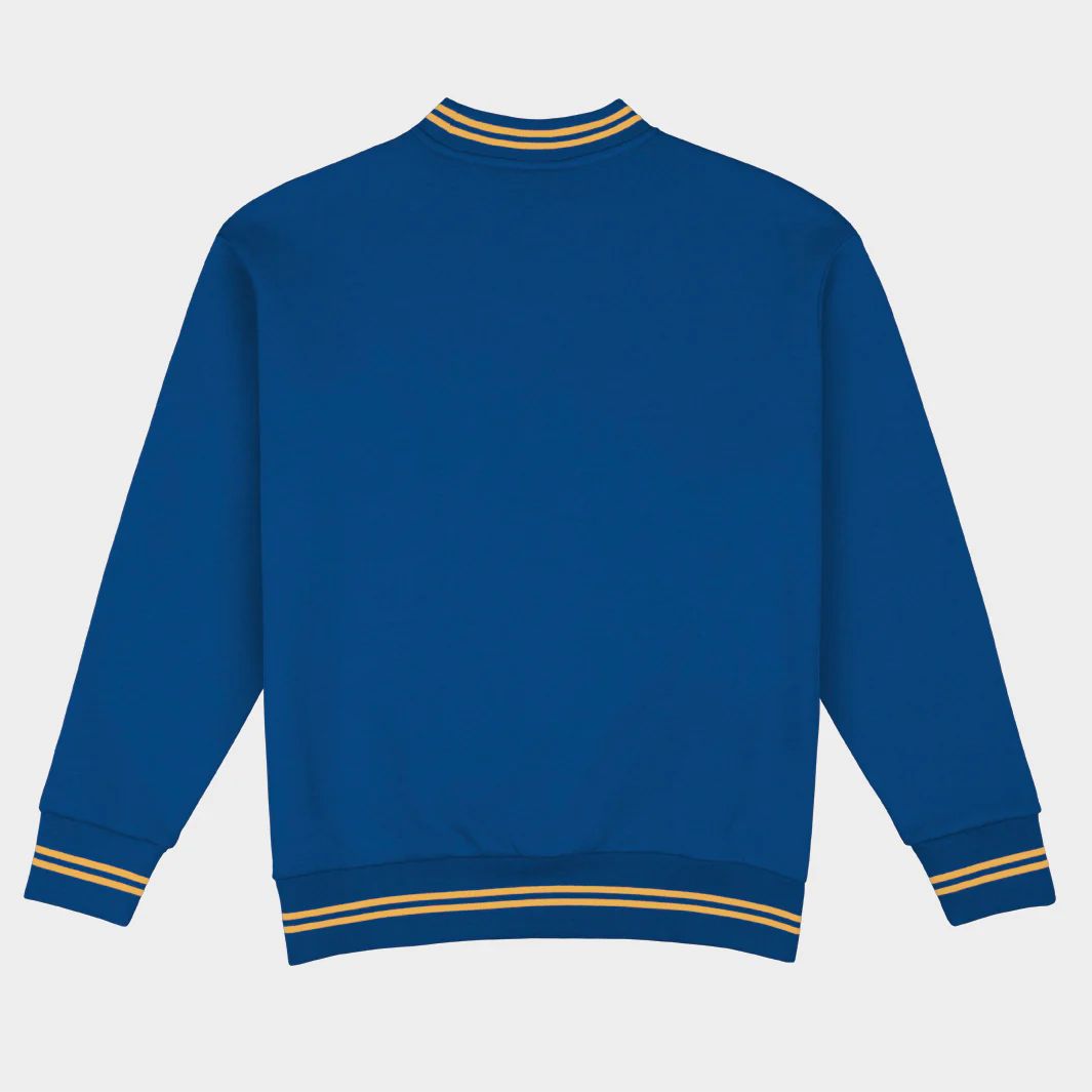 Pitt Football Embroidered Tri-Stripe Crewneck - Image 2