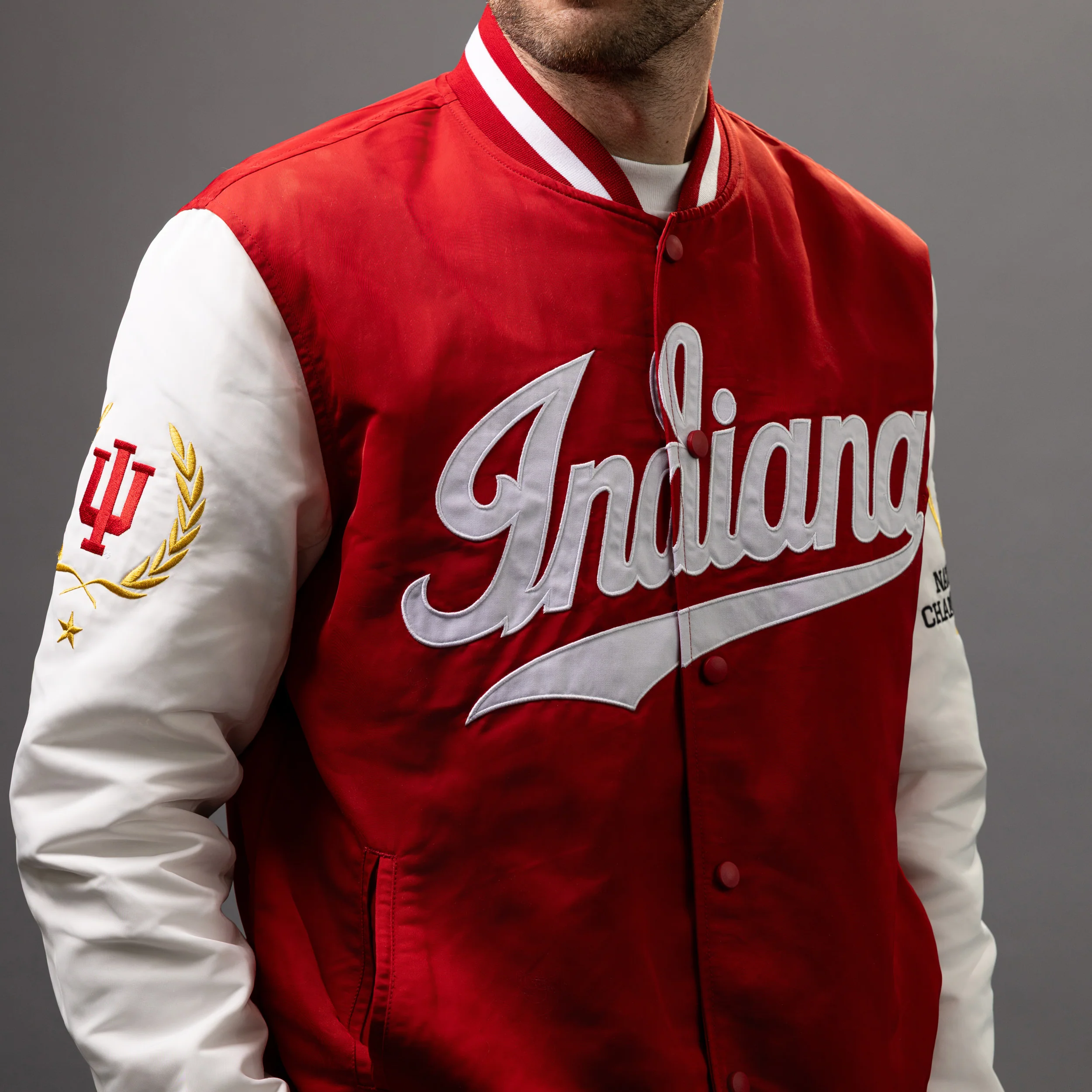 Indiana Hoosiers 2025 CFP National Champions Bomber Jacket - Image 3