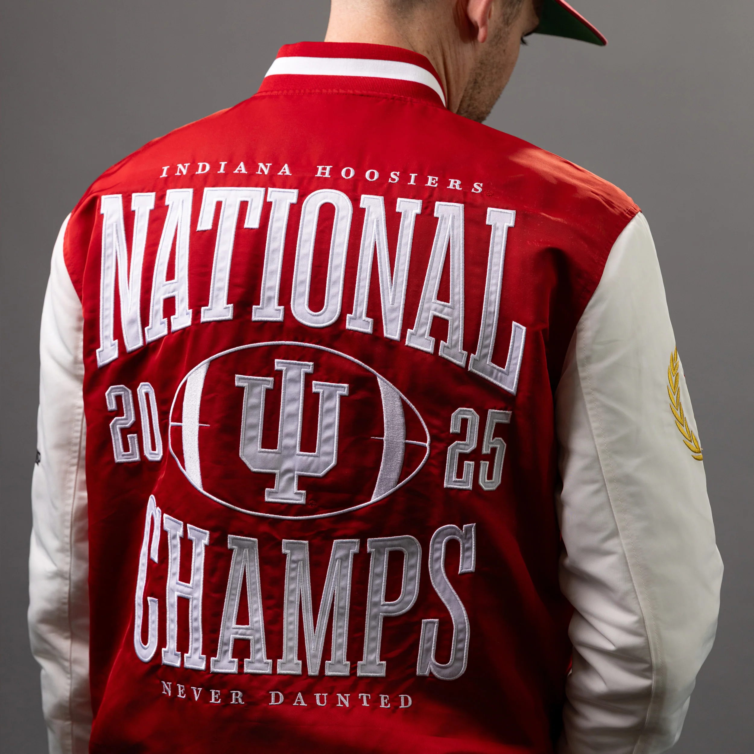 Indiana Hoosiers 2025 CFP National Champions Bomber Jacket - Image 4