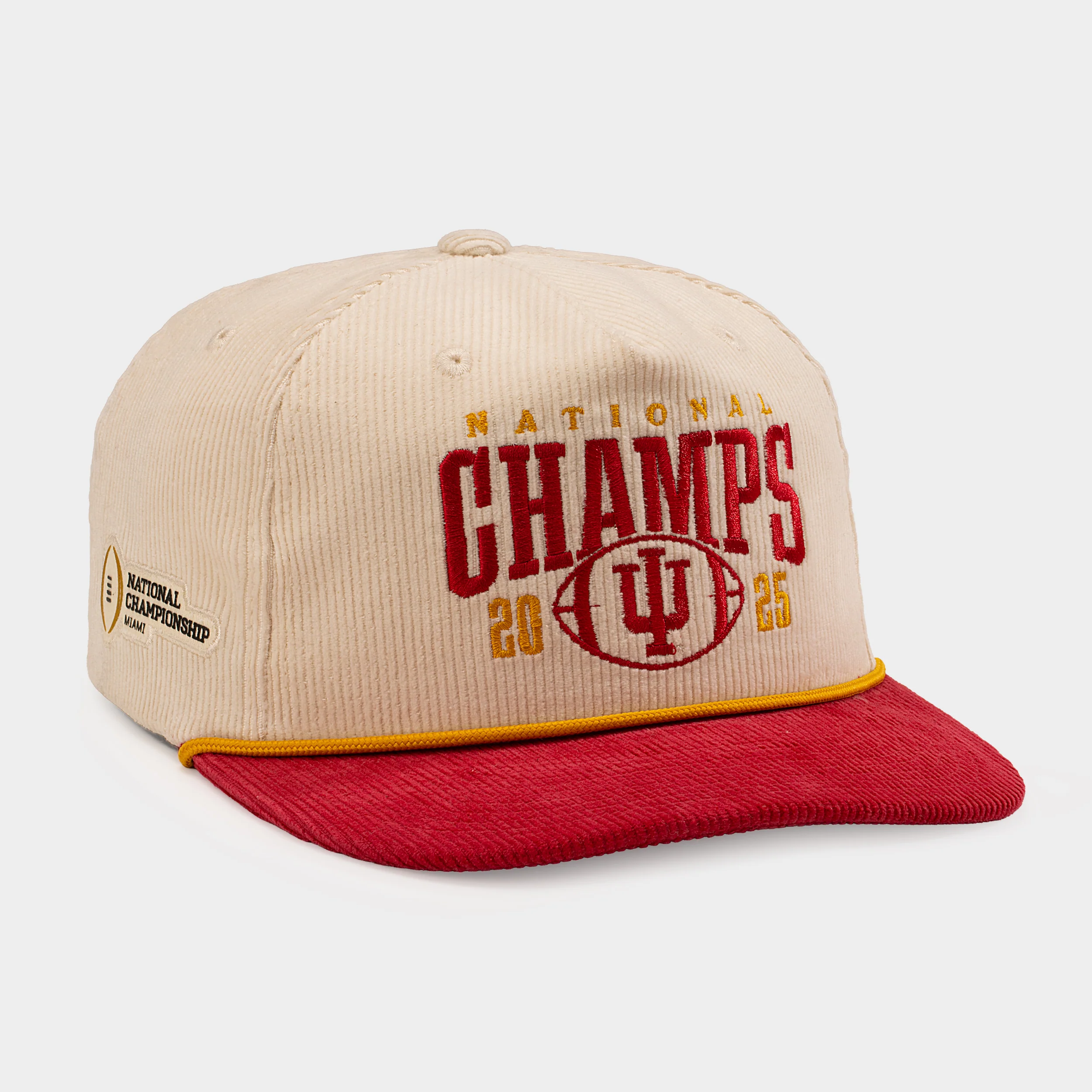 Indiana Hoosiers 2025 CFP National Champions Corduroy Hat - Image 2
