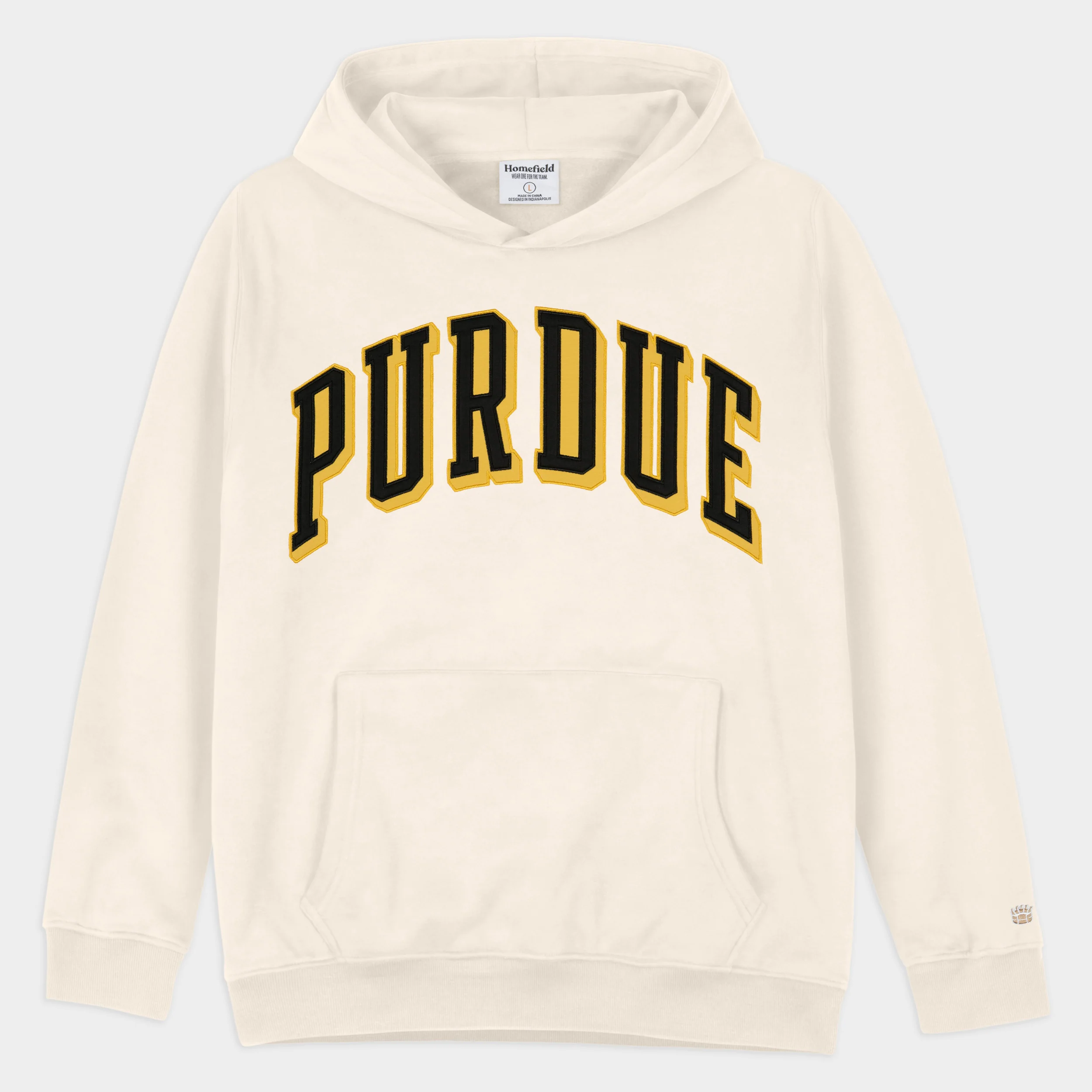 Purdue Boilermakers 1980s Applique Heavyweight Hoodie