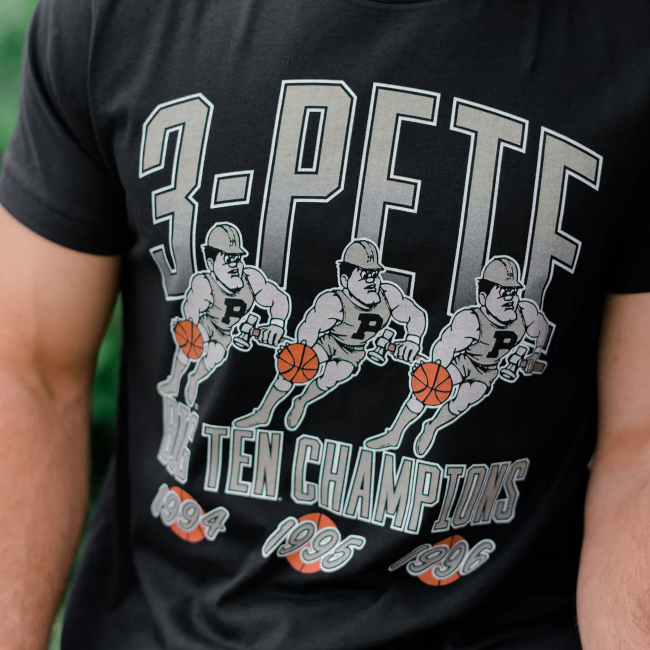 Purdue Boilermakers "3-Pete" Big Ten Champions Tee - Image 2