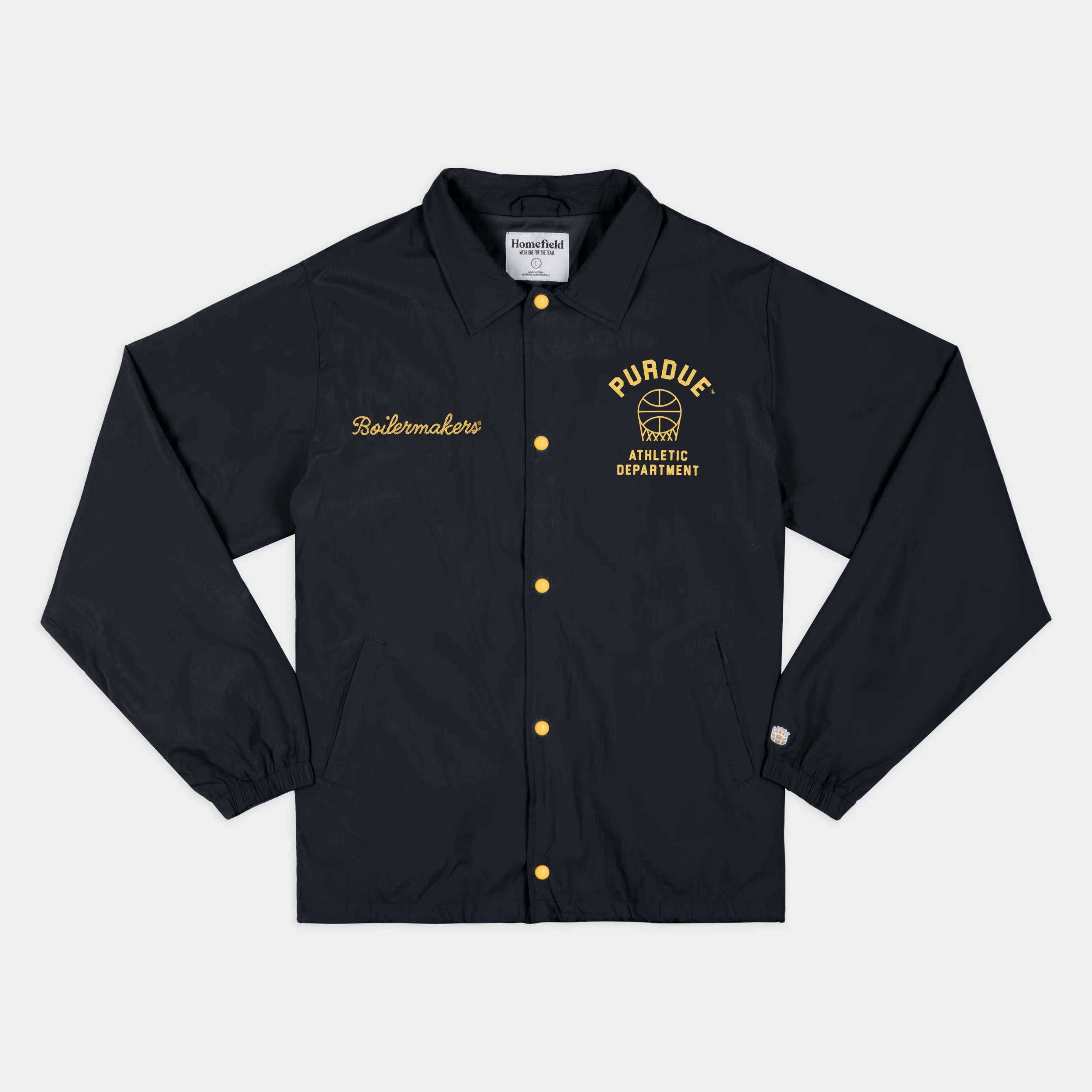 Purdue Boilermakers Basketball 1970s Coaches Jacket