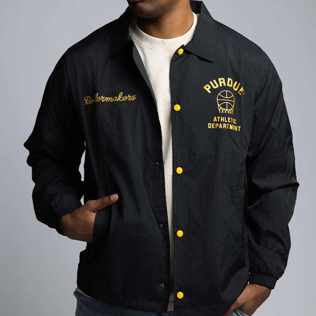Purdue Boilermakers Basketball 1970s Coaches Jacket - Image 4