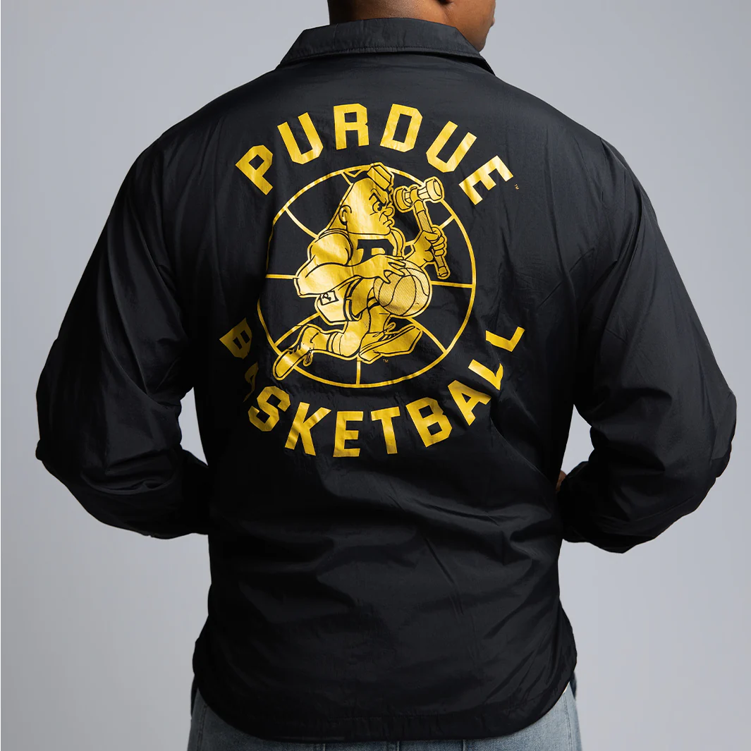 Purdue Boilermakers Basketball 1970s Coaches Jacket - Image 5