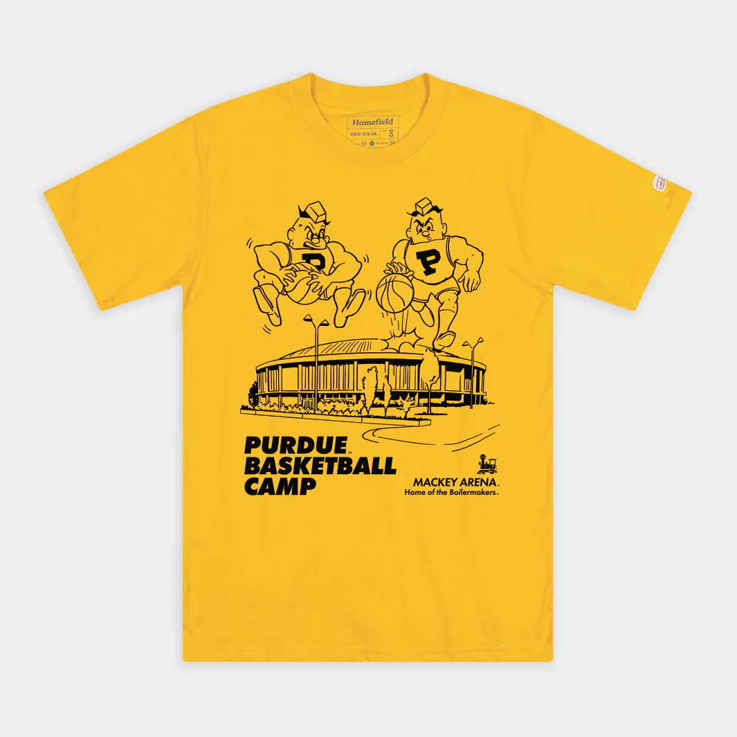 Purdue Boilermakers Basketball Camp Mackey Arena Tee