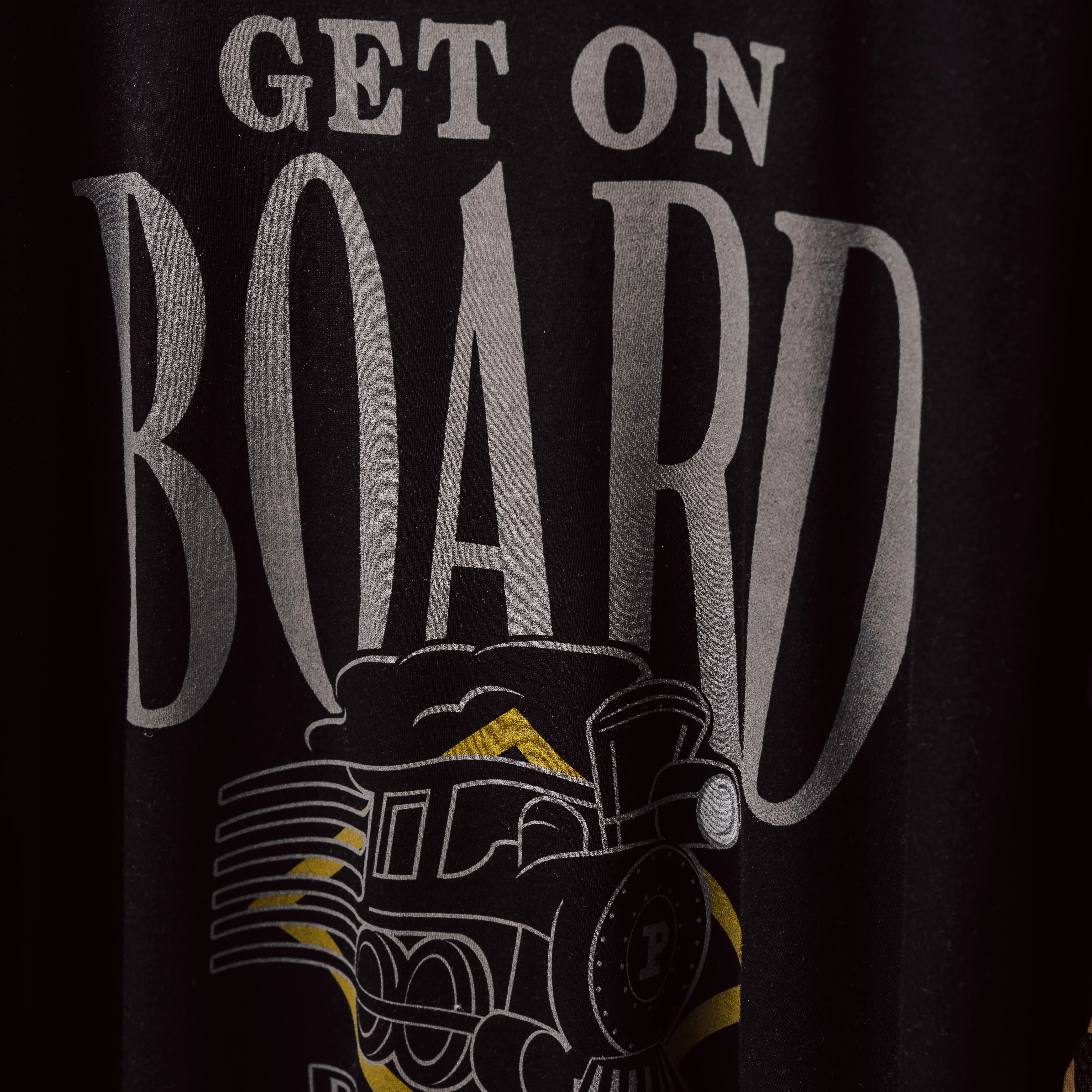 Purdue Boilermakers "Get On Board" Retro Long Sleeve - Image 2