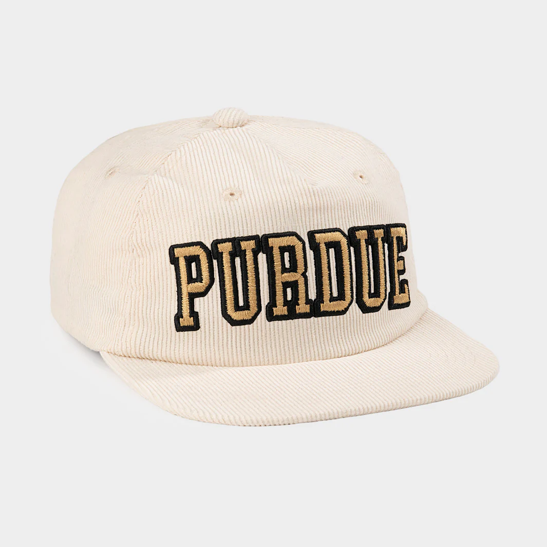 Purdue Boilermakers Varsity Wordmark Corduroy Hat - Image 2