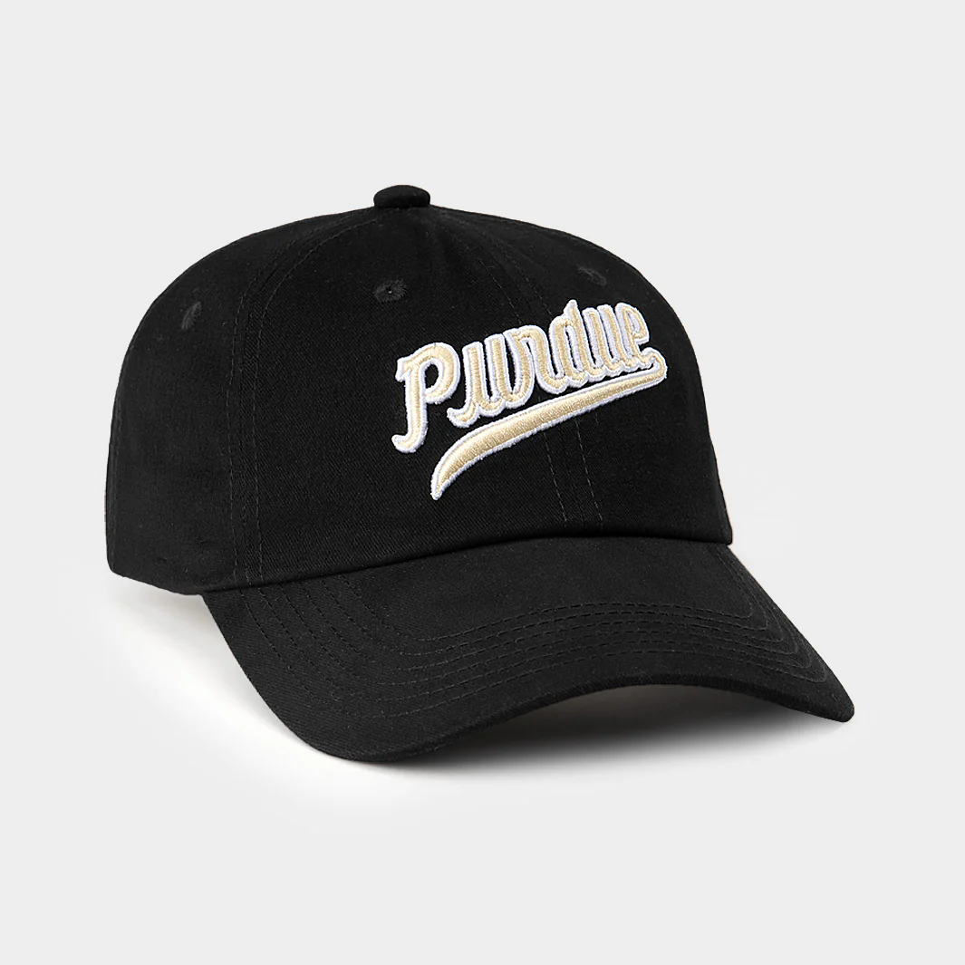 Purdue Men's Basketball 1968-69 Script Dad Hat - Image 2