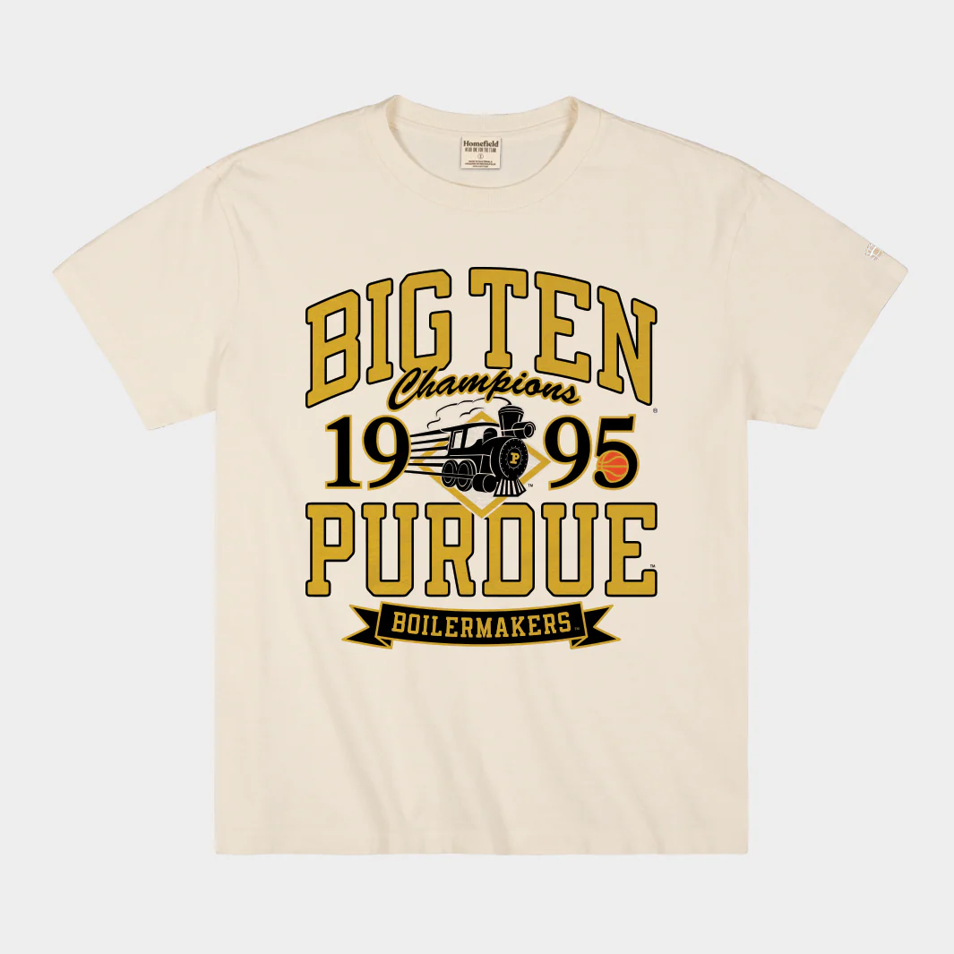 Purdue Men's Basketball 1995 Big Ten Champions 30th Anniversary Heavyweight Tee