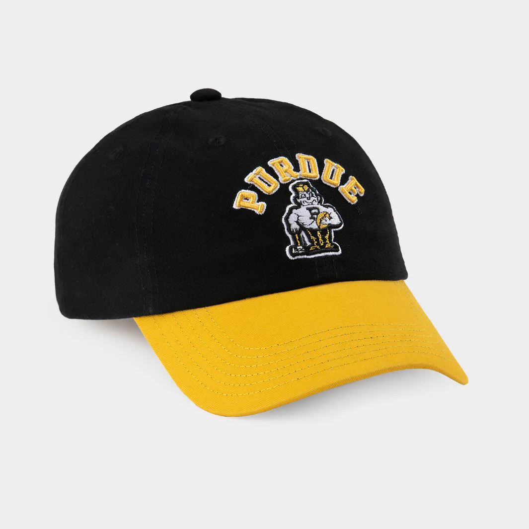 Purdue Throwback Pete Football Two-Tone Dad Hat - Image 2
