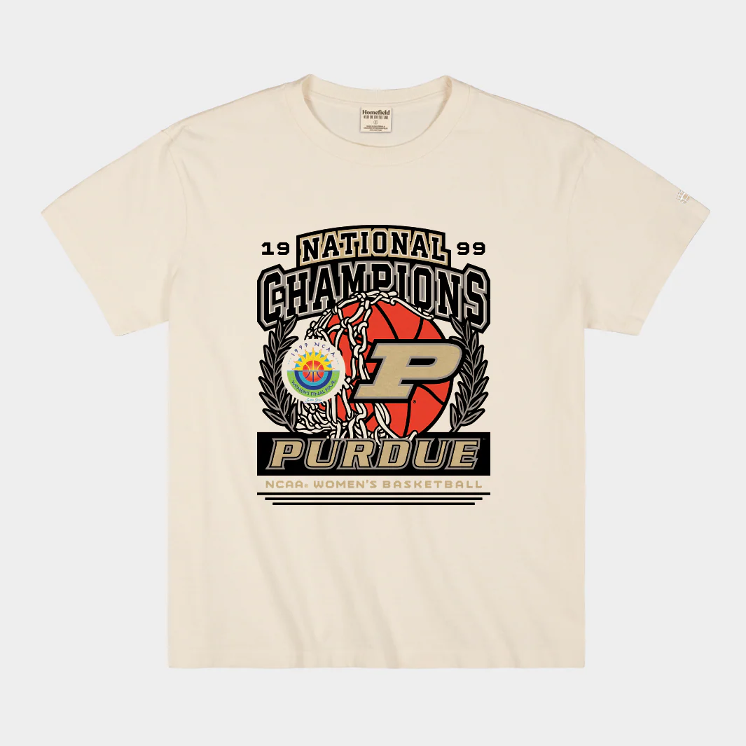 Purdue Women's Basketball 1999 NCAA Champions Heavyweight Tee
