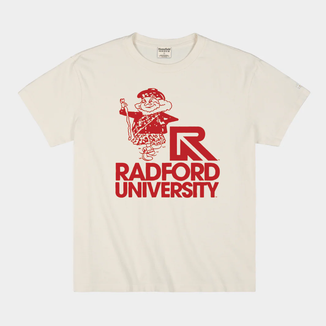 Radford Highlanders Retro Logo Heavyweight Tee