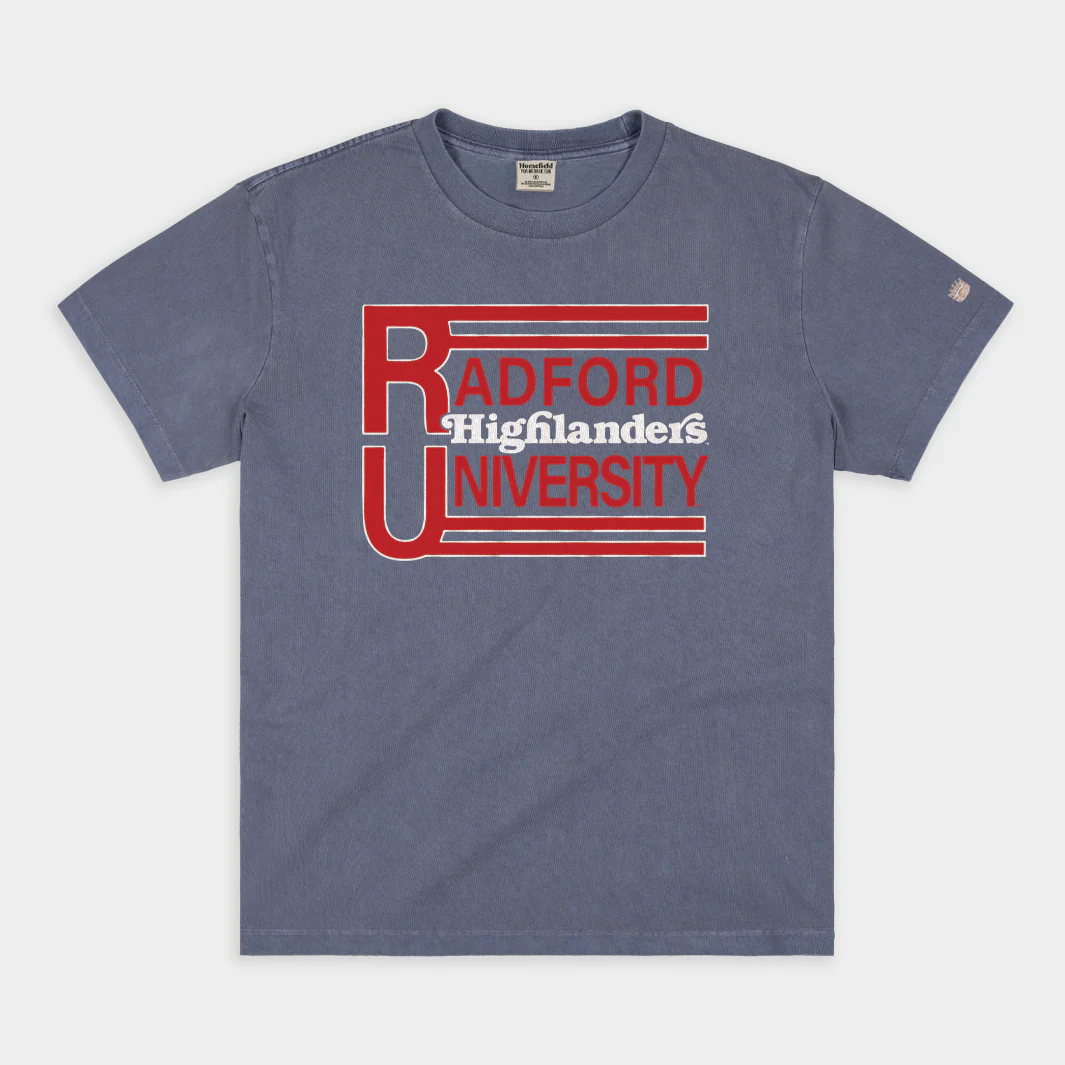Radford Highlanders Vintage Wordmark Heavyweight Tee