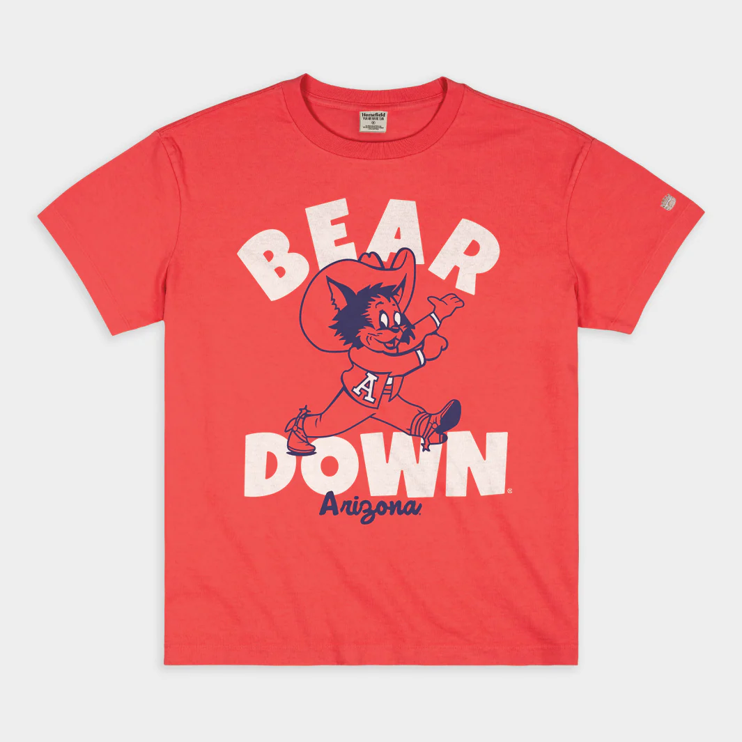 Retro Arizona "Bear Down" Vintage Heavyweight Tee