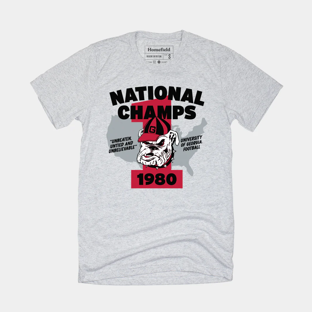 Retro Georgia 1980 National Champs T-Shirt