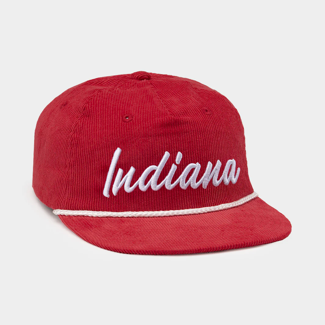 Indiana Hoosiers Retro Script Corduroy Hat - Image 2