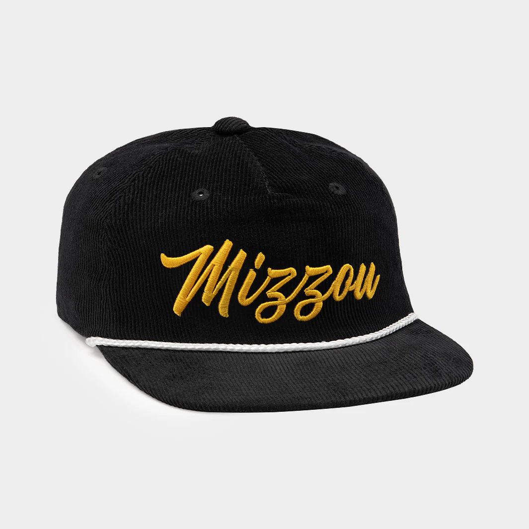 Retro-Inspired Mizzou Script Corduroy Hat - Image 2
