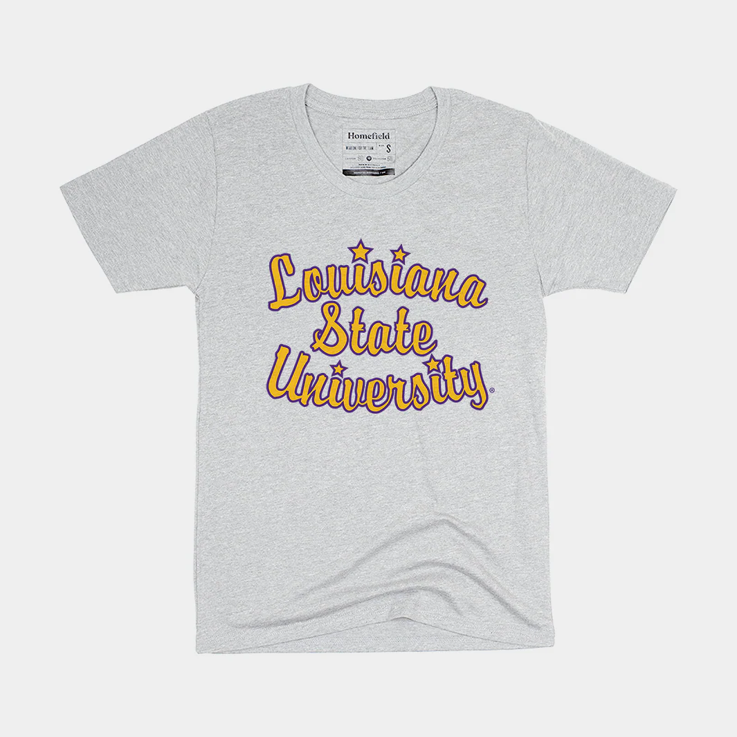 Retro LSU Script Women's Tee