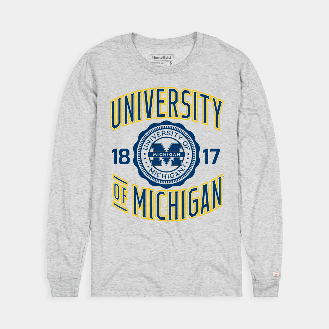 Retro Michigan 1817 Seal Long Sleeve