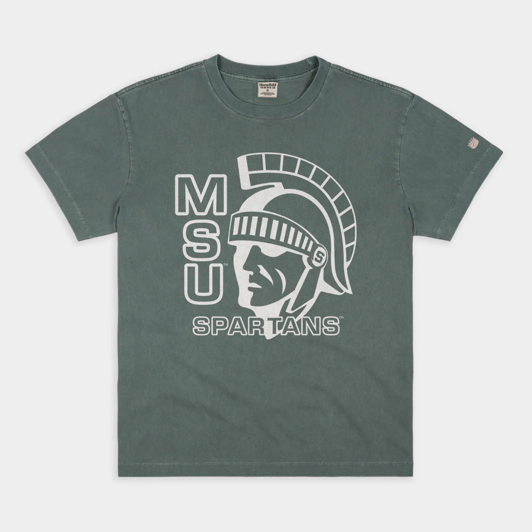 Retro MSU Spartans Vintage Heavyweight Tee