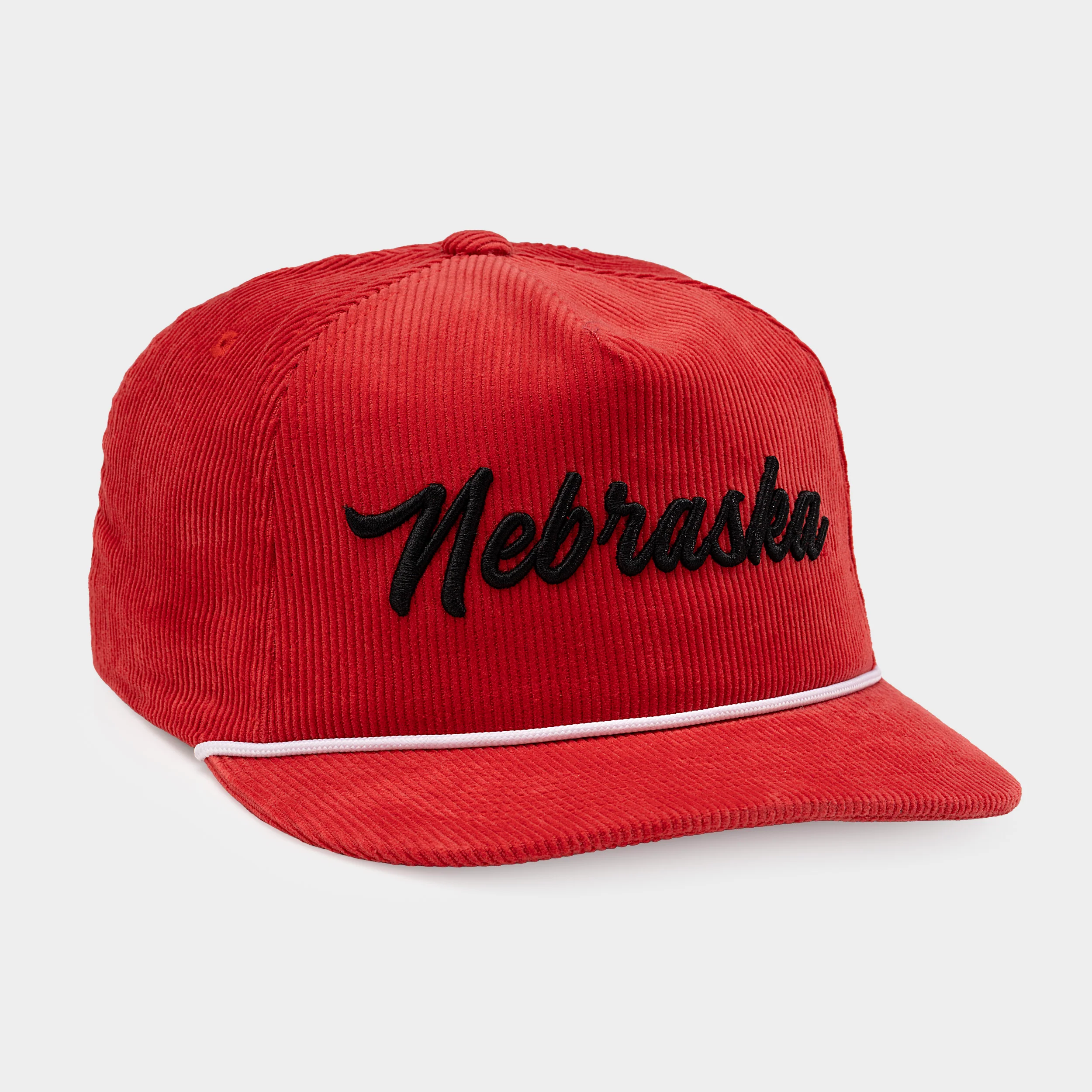Retro Nebraska Cornhuskers Corduroy Hat - Image 2