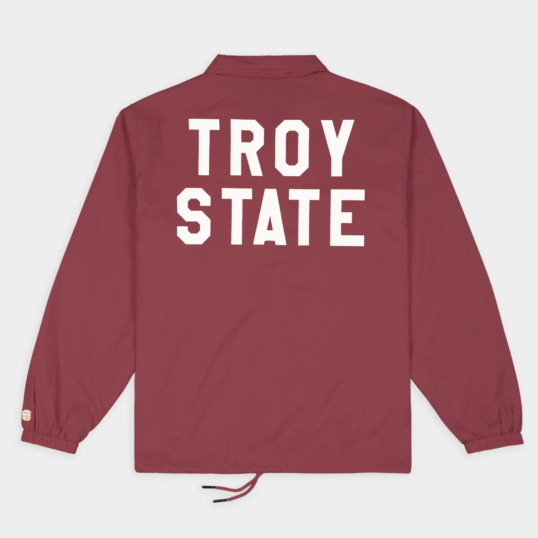 Retro Troy State Trojans Football Coaches Jacket - Image 2