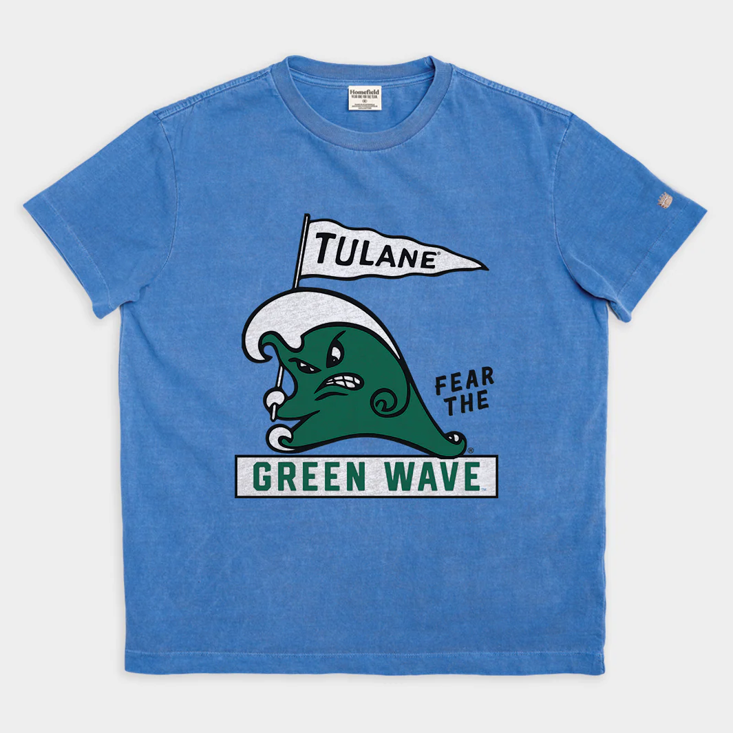 Retro Tulane Green Wave Heavyweight Tee