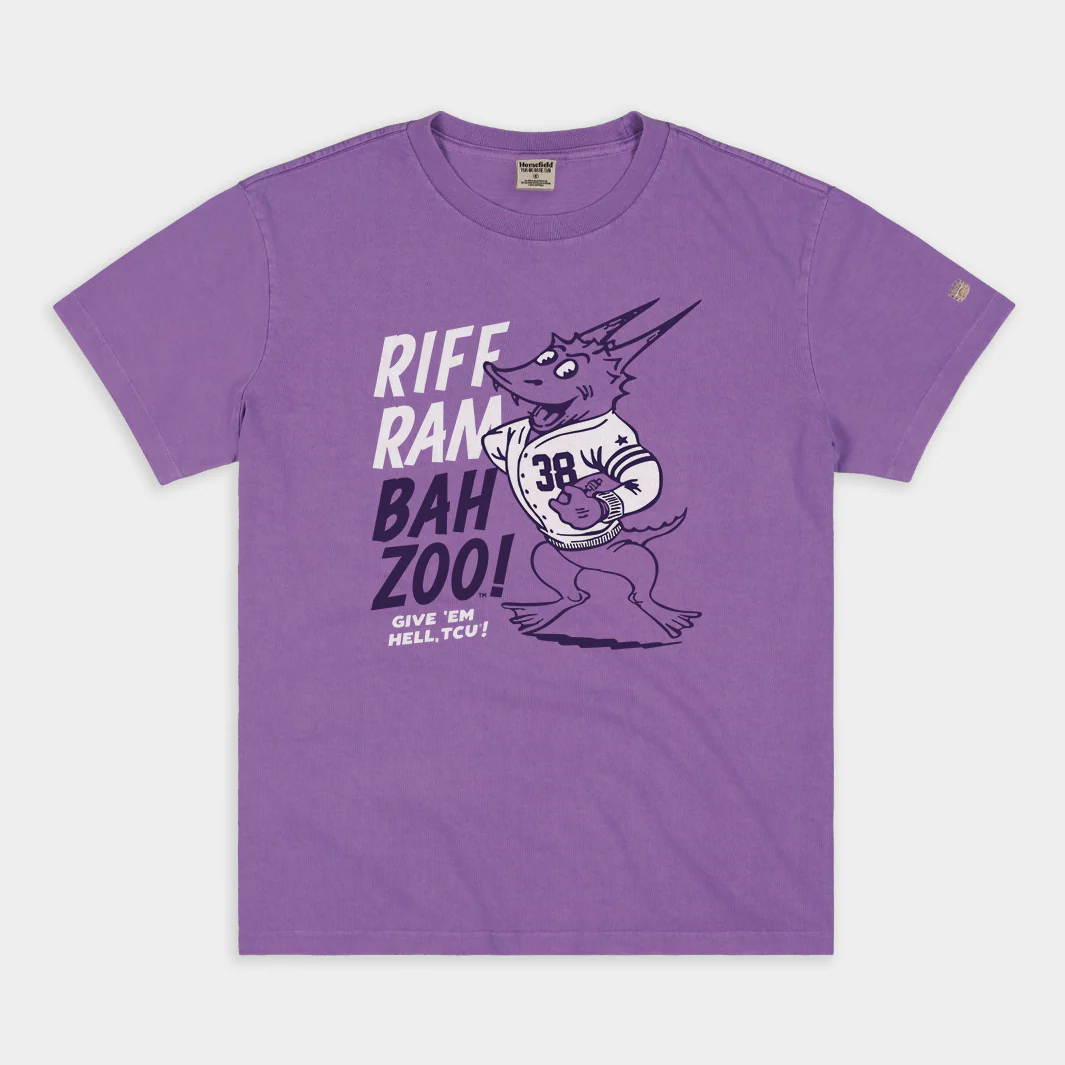 Riff Ram Bah Zoo TCU Cheer Vintage Heavyweight Tee