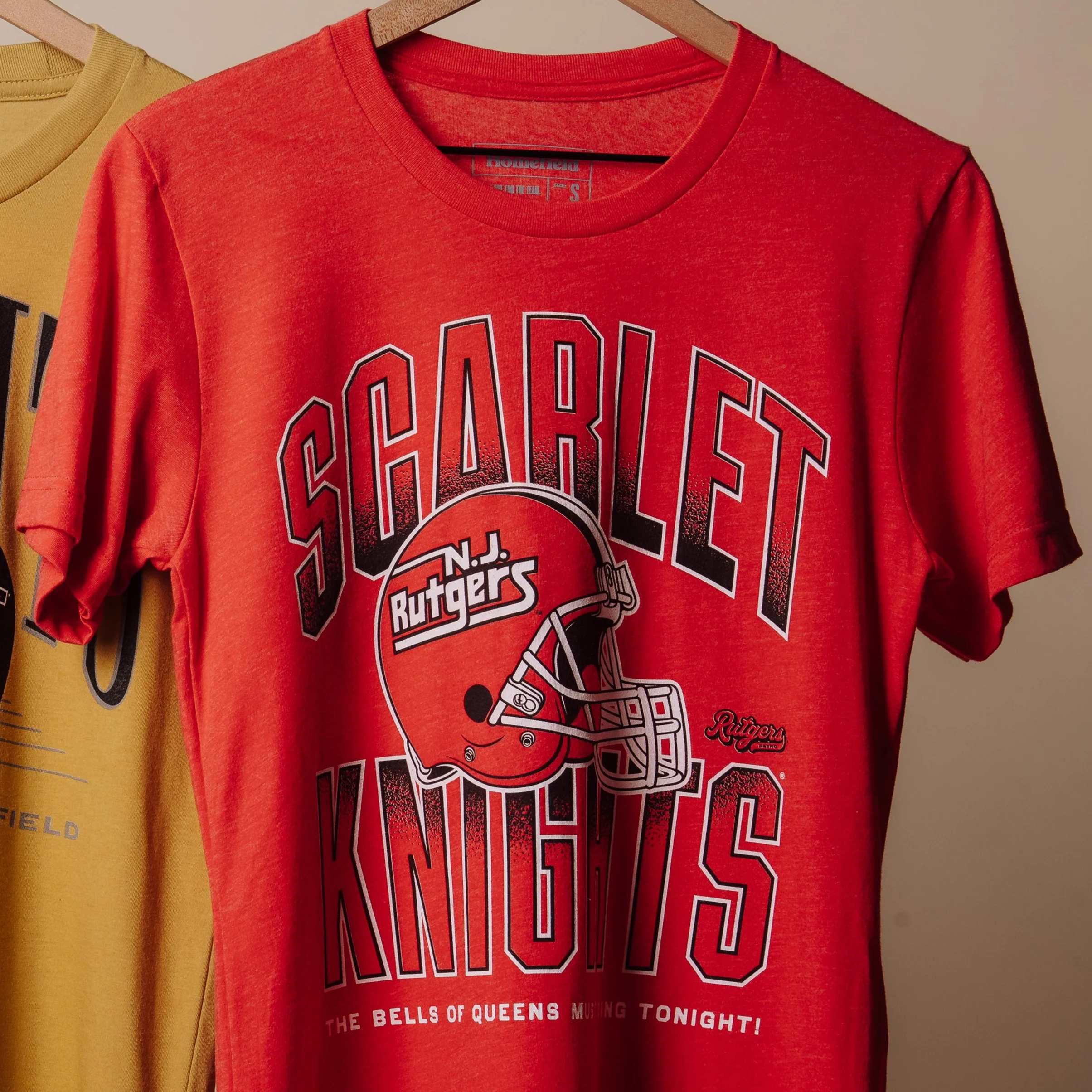 Rutgers Football Retro Logo Helmet Tee - Image 2