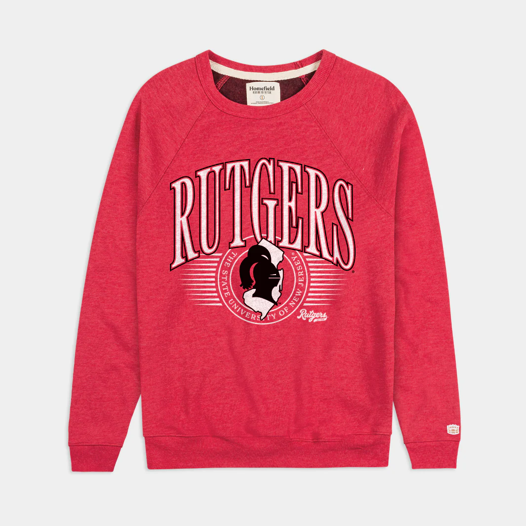 Rutgers Scarlet Knights Retro Seal Crewneck