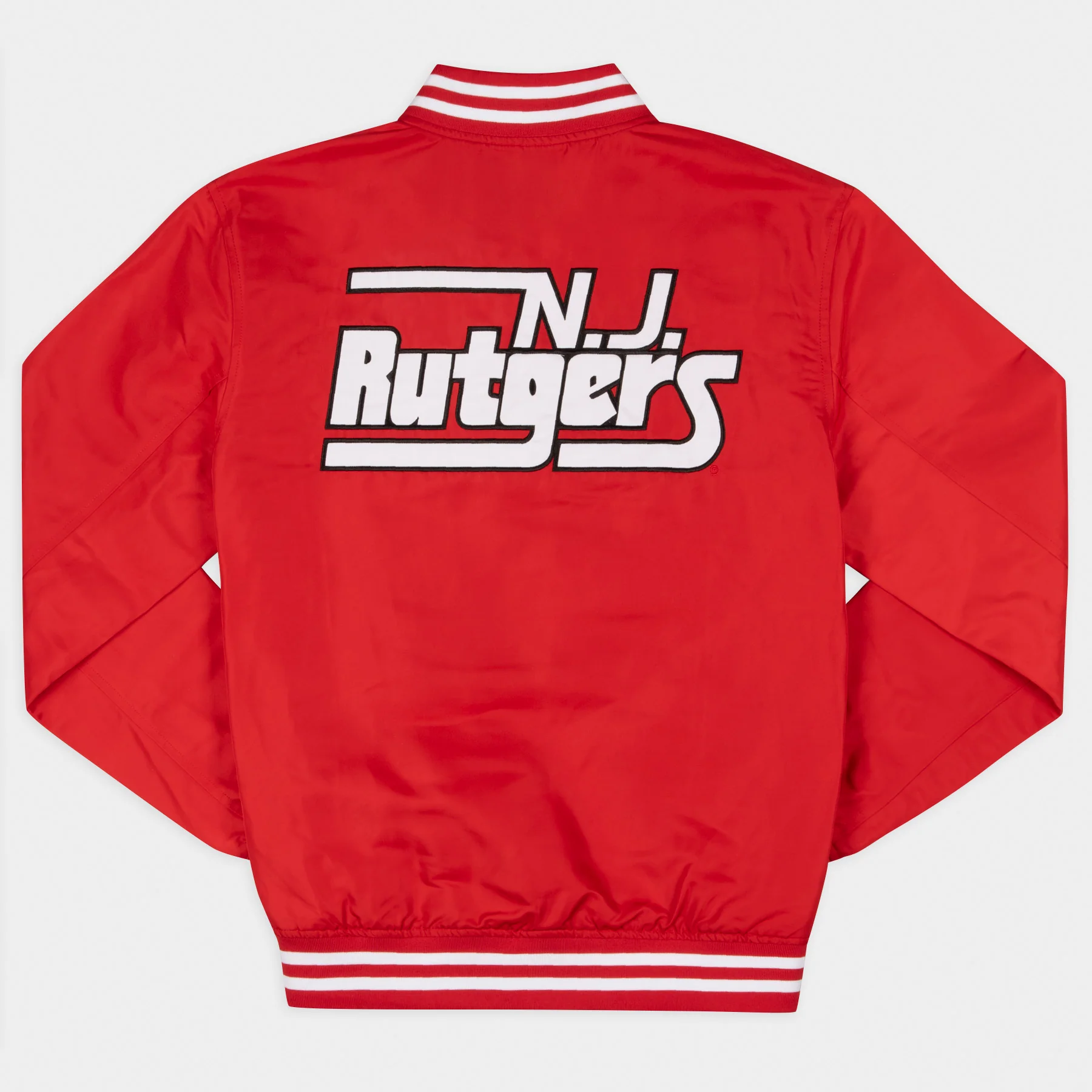Rutgers Scarlet Knights Retro Wordmark Bomber Jacket - Image 2
