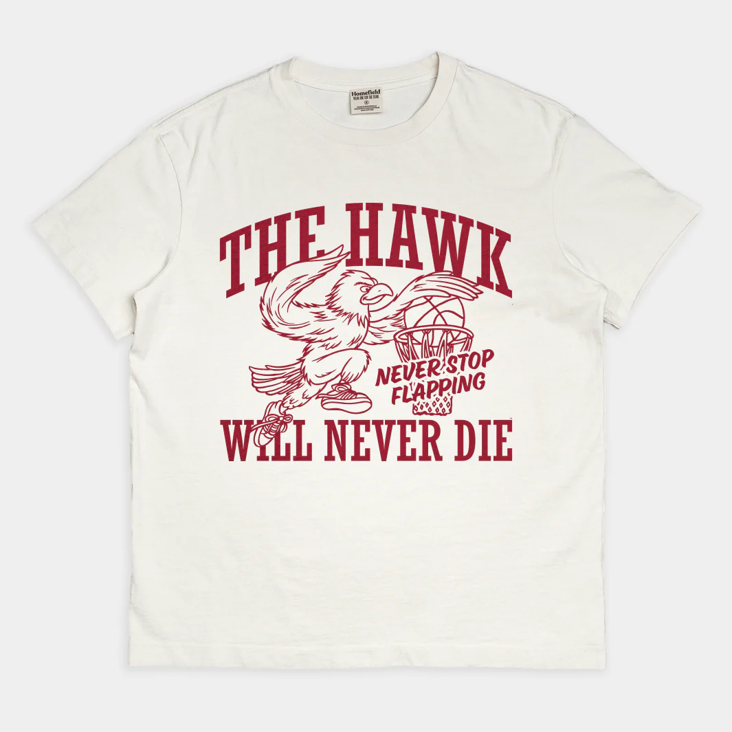 Saint Joseph's "The Hawk Will Never Die" Heavyweight Tee